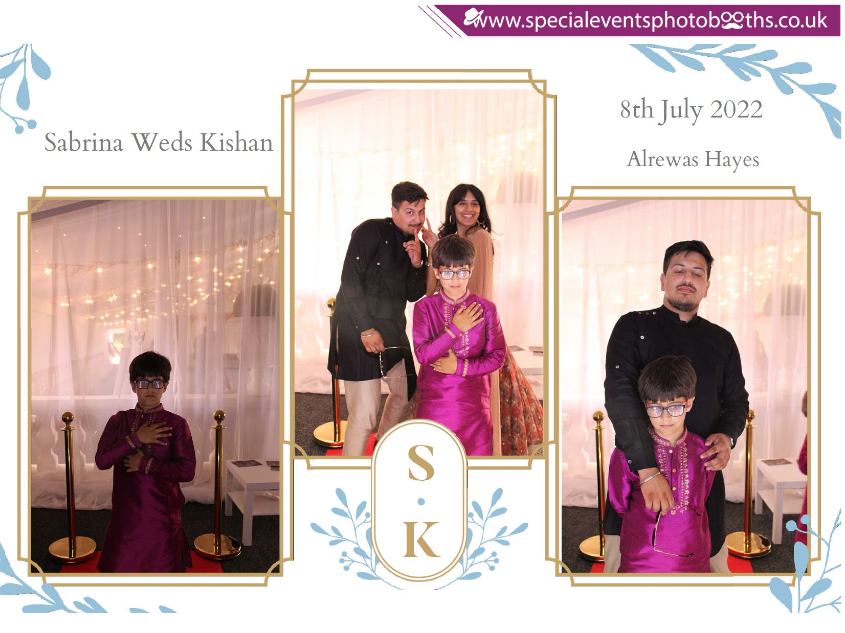 Sabrina Weds Kishan | View more photos from the event at my.specialeventsphotobooths.co.uk/u/SpecialEventsPhotoBooths/Sabrina-Weds-Kishan