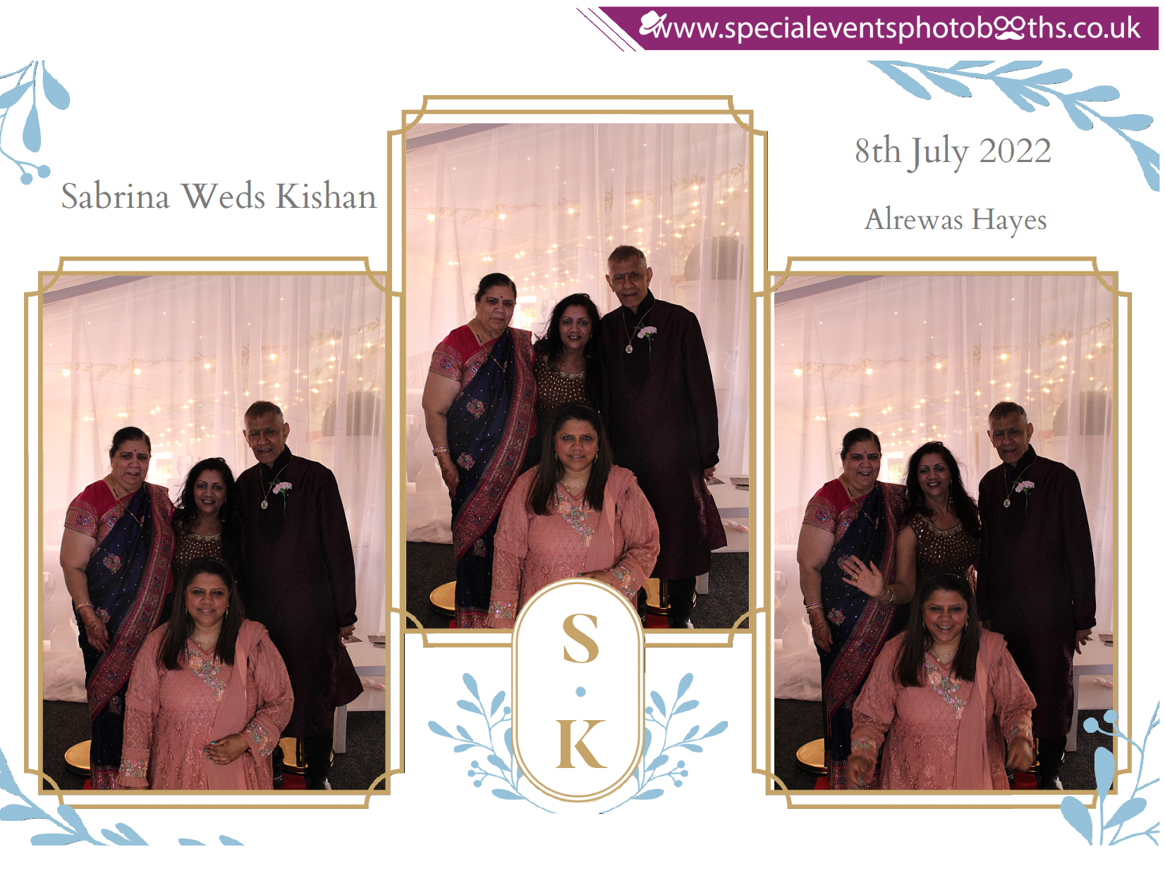 Sabrina Weds Kishan | View more photos from the event at my.specialeventsphotobooths.co.uk/u/SpecialEventsPhotoBooths/Sabrina-Weds-Kishan