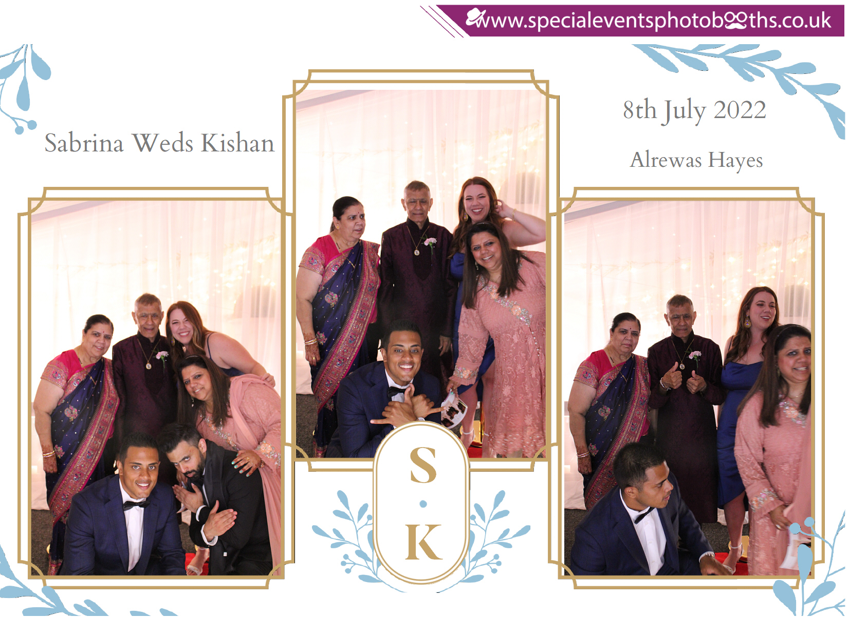 Sabrina Weds Kishan | View more photos from the event at my.specialeventsphotobooths.co.uk/u/SpecialEventsPhotoBooths/Sabrina-Weds-Kishan