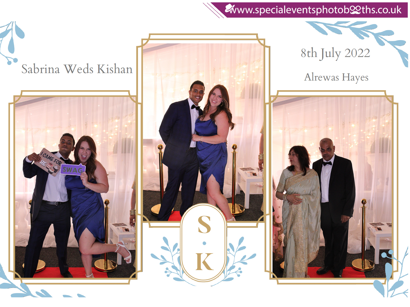 Sabrina Weds Kishan | View more photos from the event at my.specialeventsphotobooths.co.uk/u/SpecialEventsPhotoBooths/Sabrina-Weds-Kishan