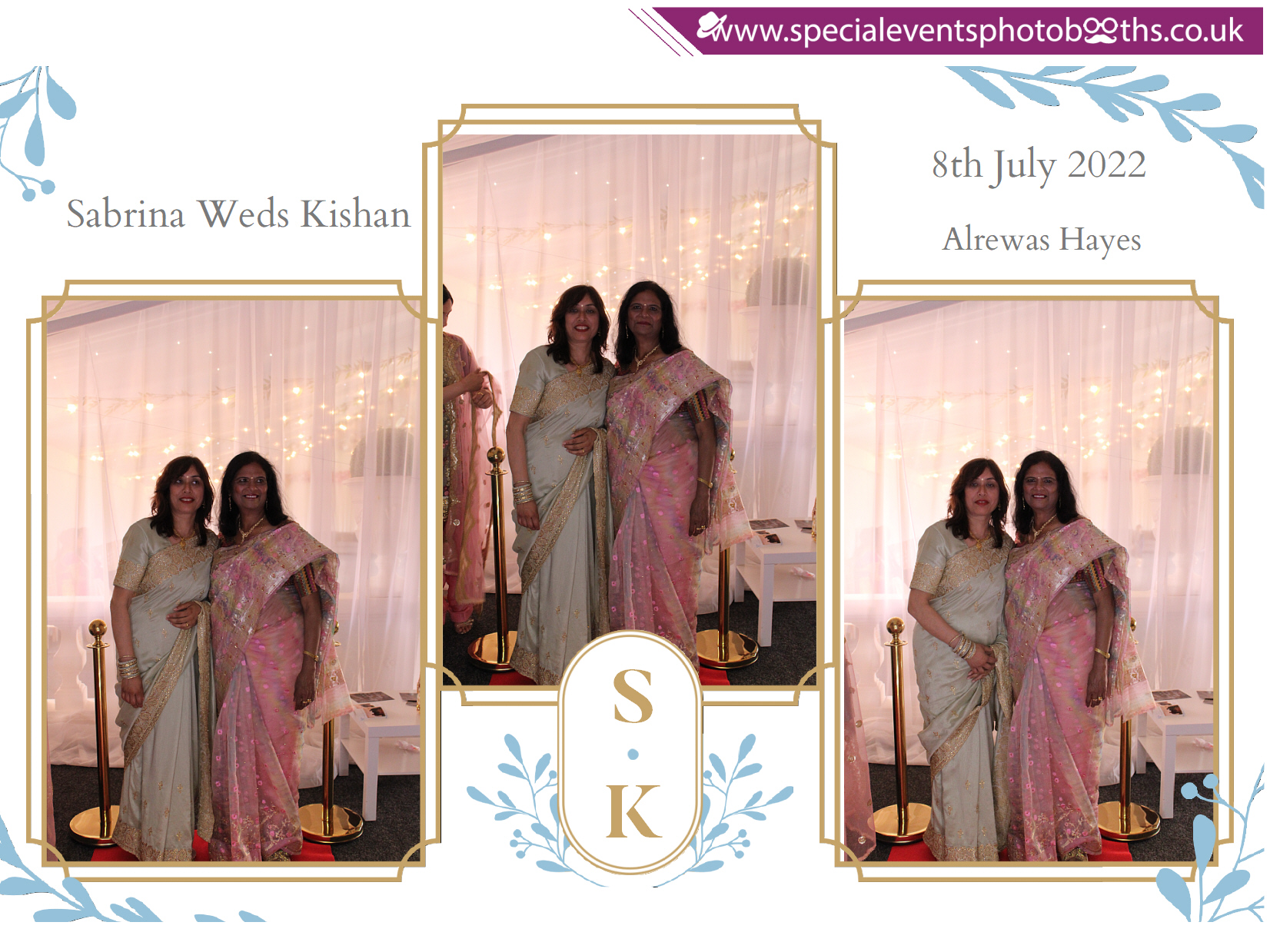 Sabrina Weds Kishan | View more photos from the event at my.specialeventsphotobooths.co.uk/u/SpecialEventsPhotoBooths/Sabrina-Weds-Kishan