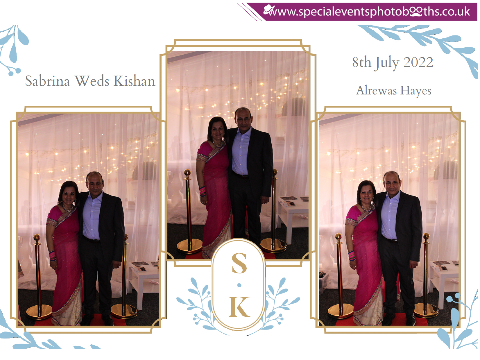 Sabrina Weds Kishan | View more photos from the event at my.specialeventsphotobooths.co.uk/u/SpecialEventsPhotoBooths/Sabrina-Weds-Kishan