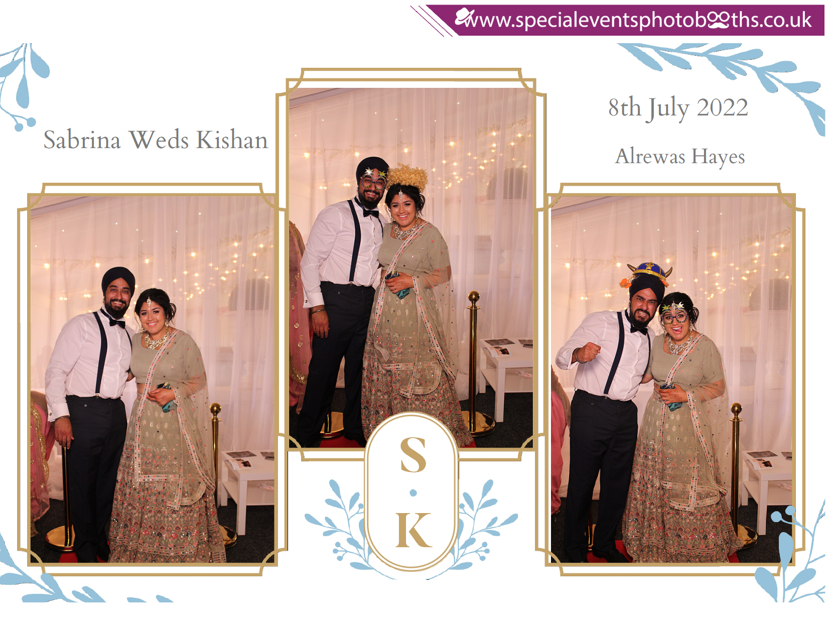 Sabrina Weds Kishan | View more photos from the event at my.specialeventsphotobooths.co.uk/u/SpecialEventsPhotoBooths/Sabrina-Weds-Kishan