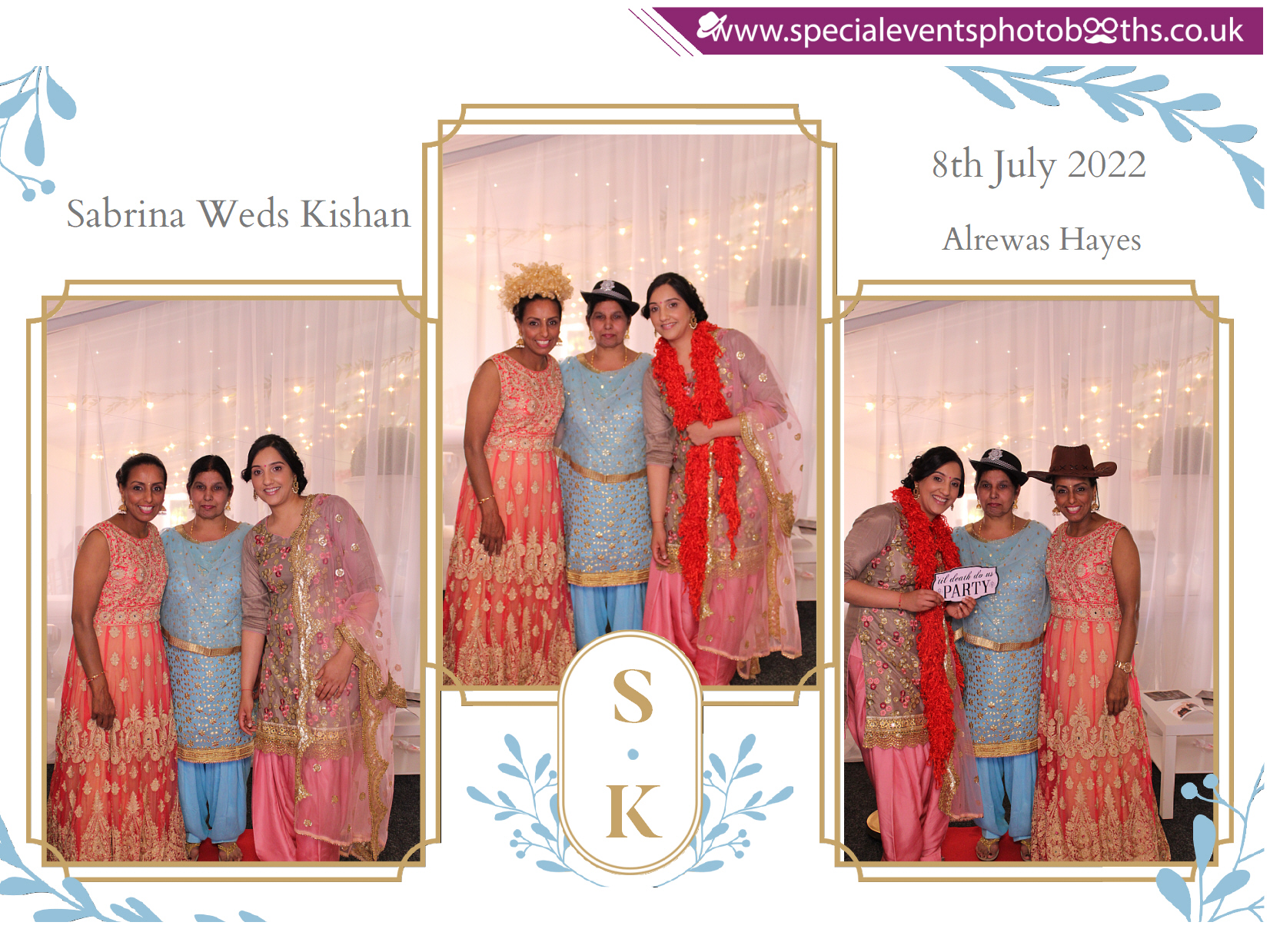 Sabrina Weds Kishan | View more photos from the event at my.specialeventsphotobooths.co.uk/u/SpecialEventsPhotoBooths/Sabrina-Weds-Kishan