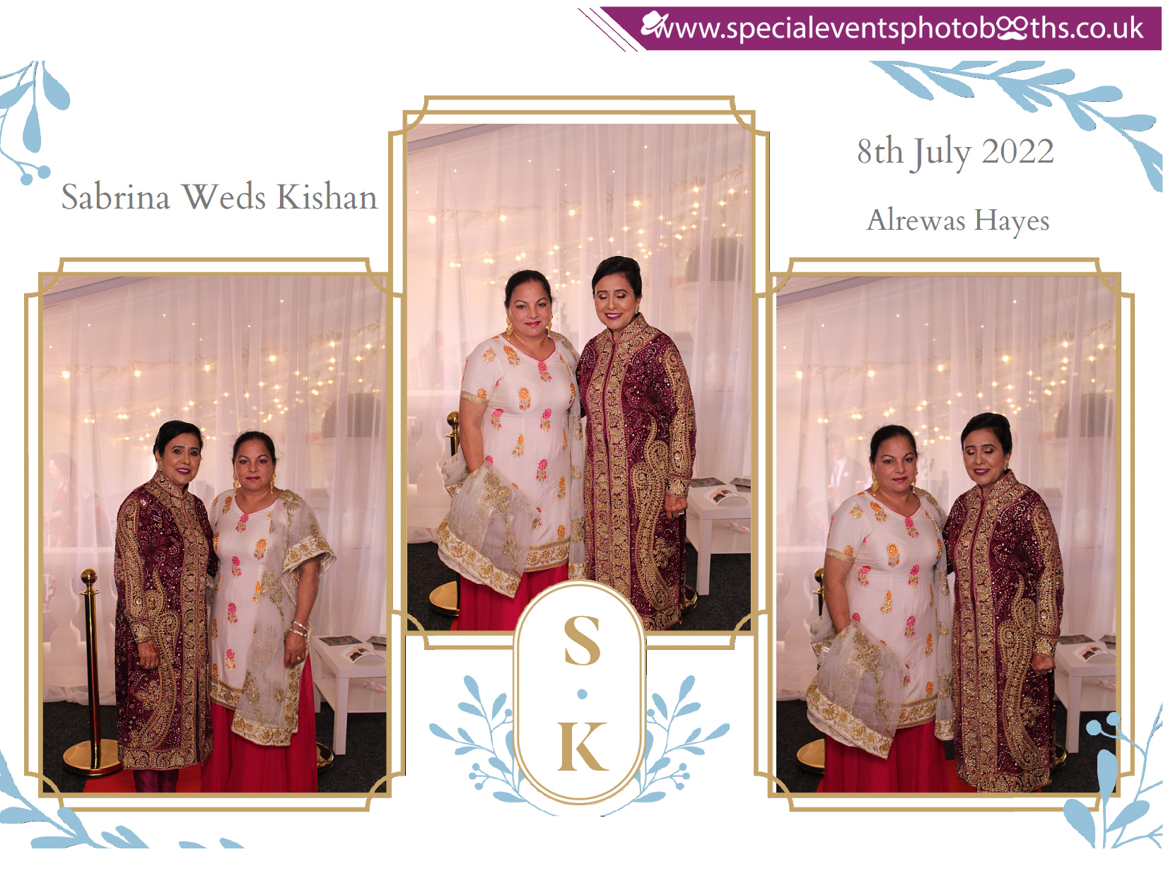 Sabrina Weds Kishan | View more photos from the event at my.specialeventsphotobooths.co.uk/u/SpecialEventsPhotoBooths/Sabrina-Weds-Kishan