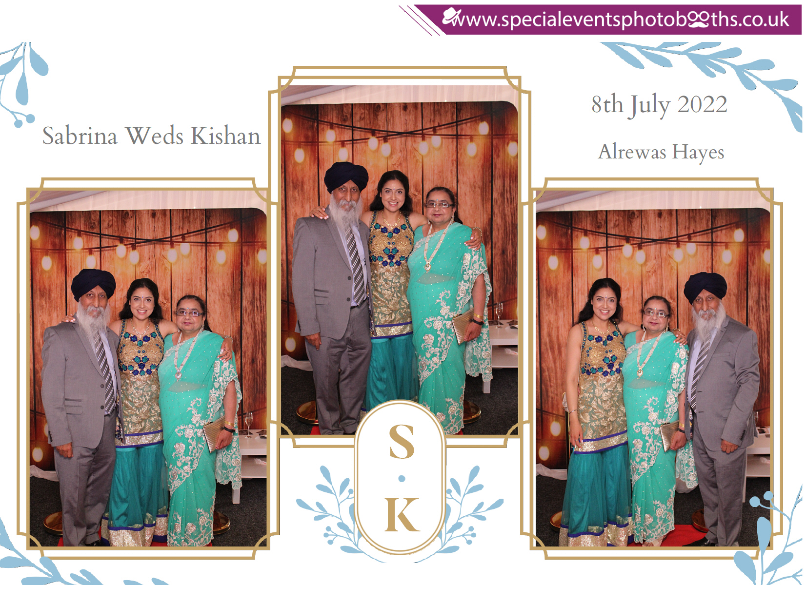 Sabrina Weds Kishan | View more photos from the event at my.specialeventsphotobooths.co.uk/u/SpecialEventsPhotoBooths/Sabrina-Weds-Kishan