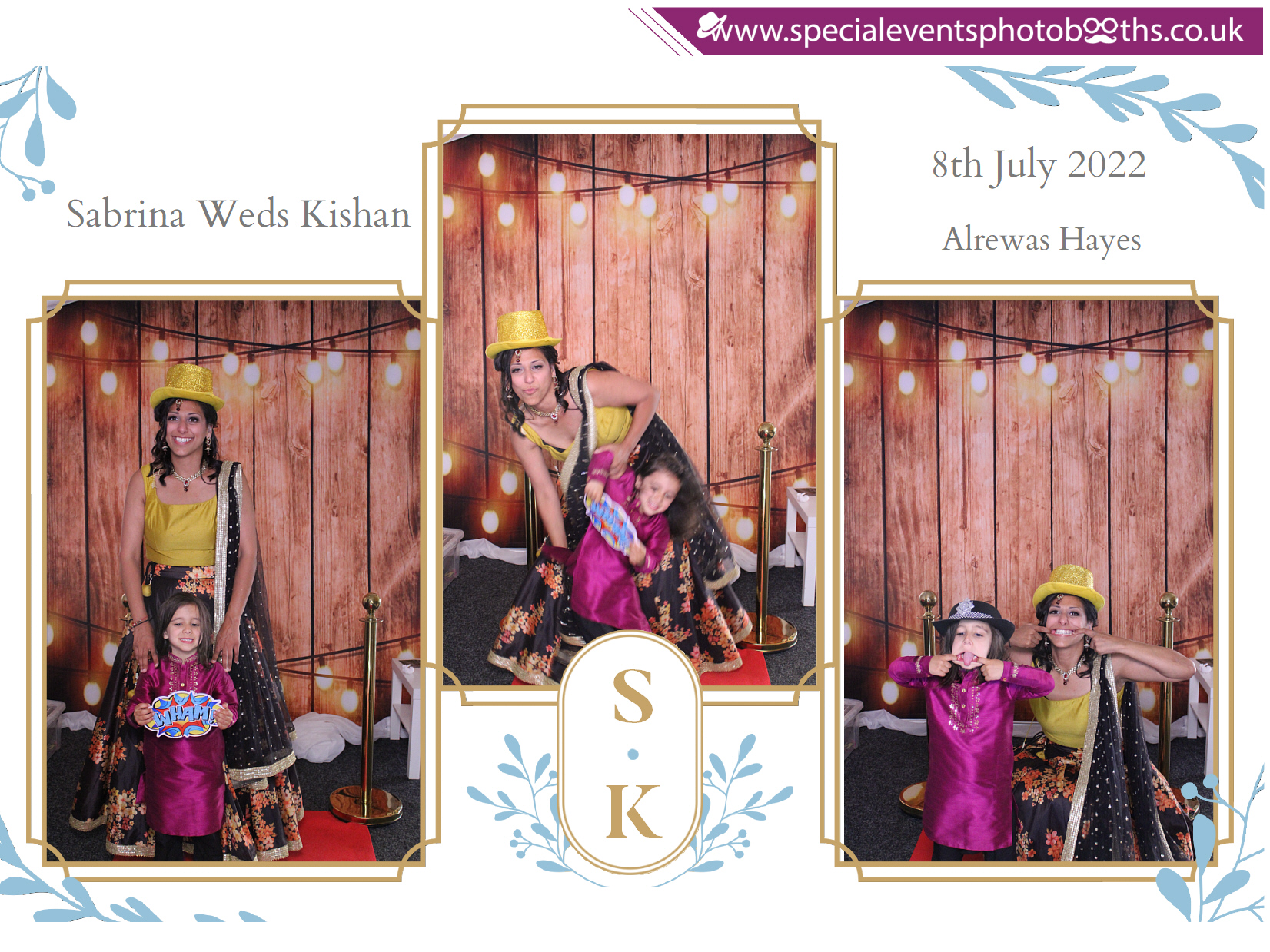 Sabrina Weds Kishan | View more photos from the event at my.specialeventsphotobooths.co.uk/u/SpecialEventsPhotoBooths/Sabrina-Weds-Kishan