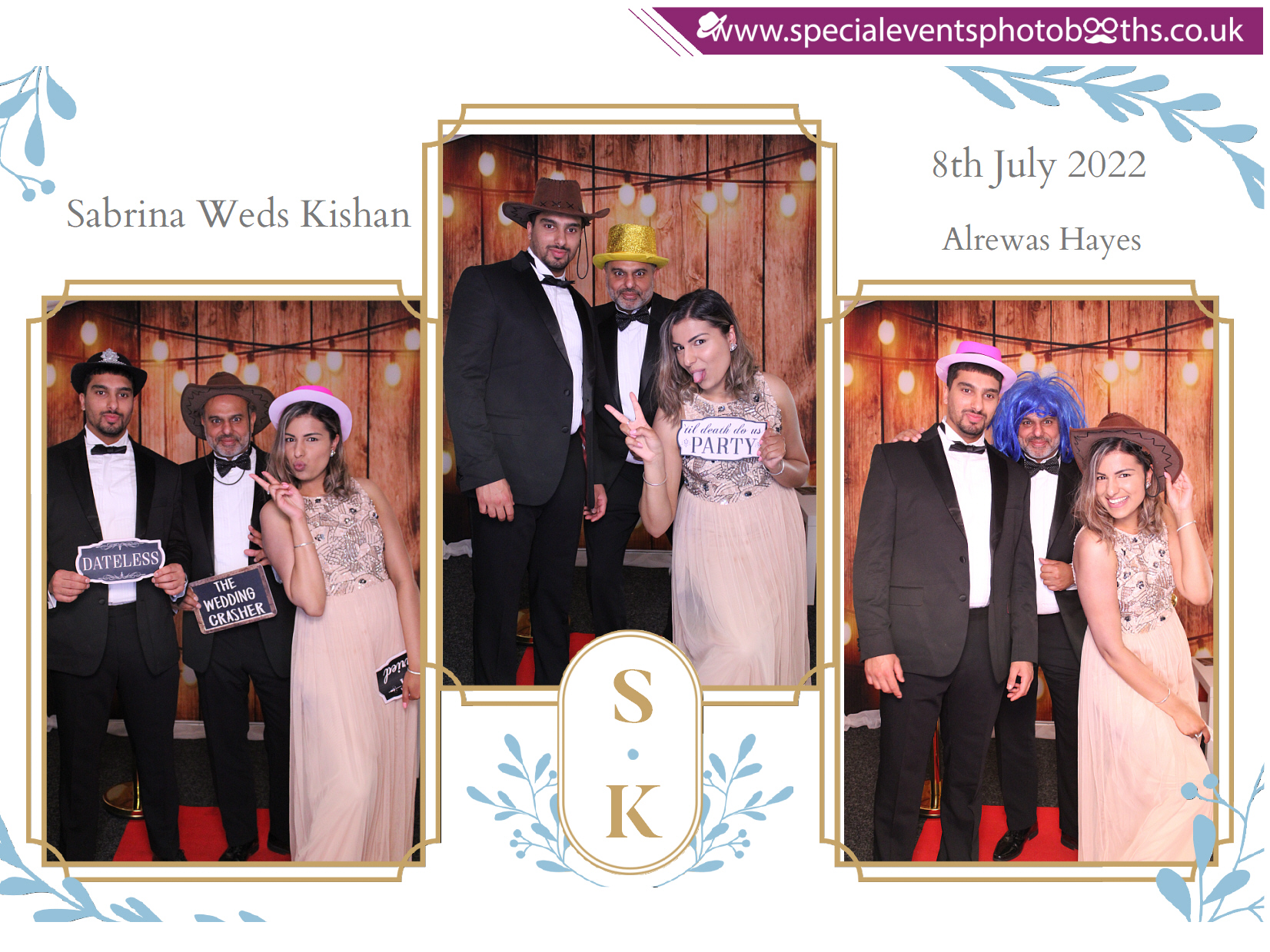 Sabrina Weds Kishan | View more photos from the event at my.specialeventsphotobooths.co.uk/u/SpecialEventsPhotoBooths/Sabrina-Weds-Kishan