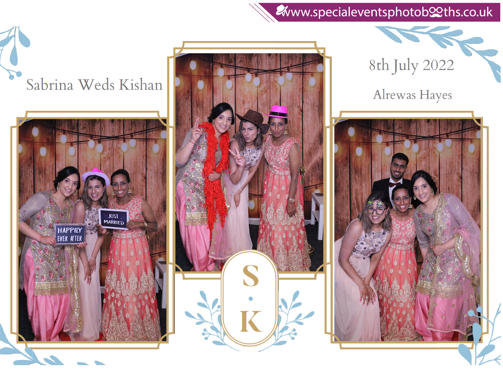 Sabrina Weds Kishan | View more photos from the event at my.specialeventsphotobooths.co.uk/u/SpecialEventsPhotoBooths/Sabrina-Weds-Kishan