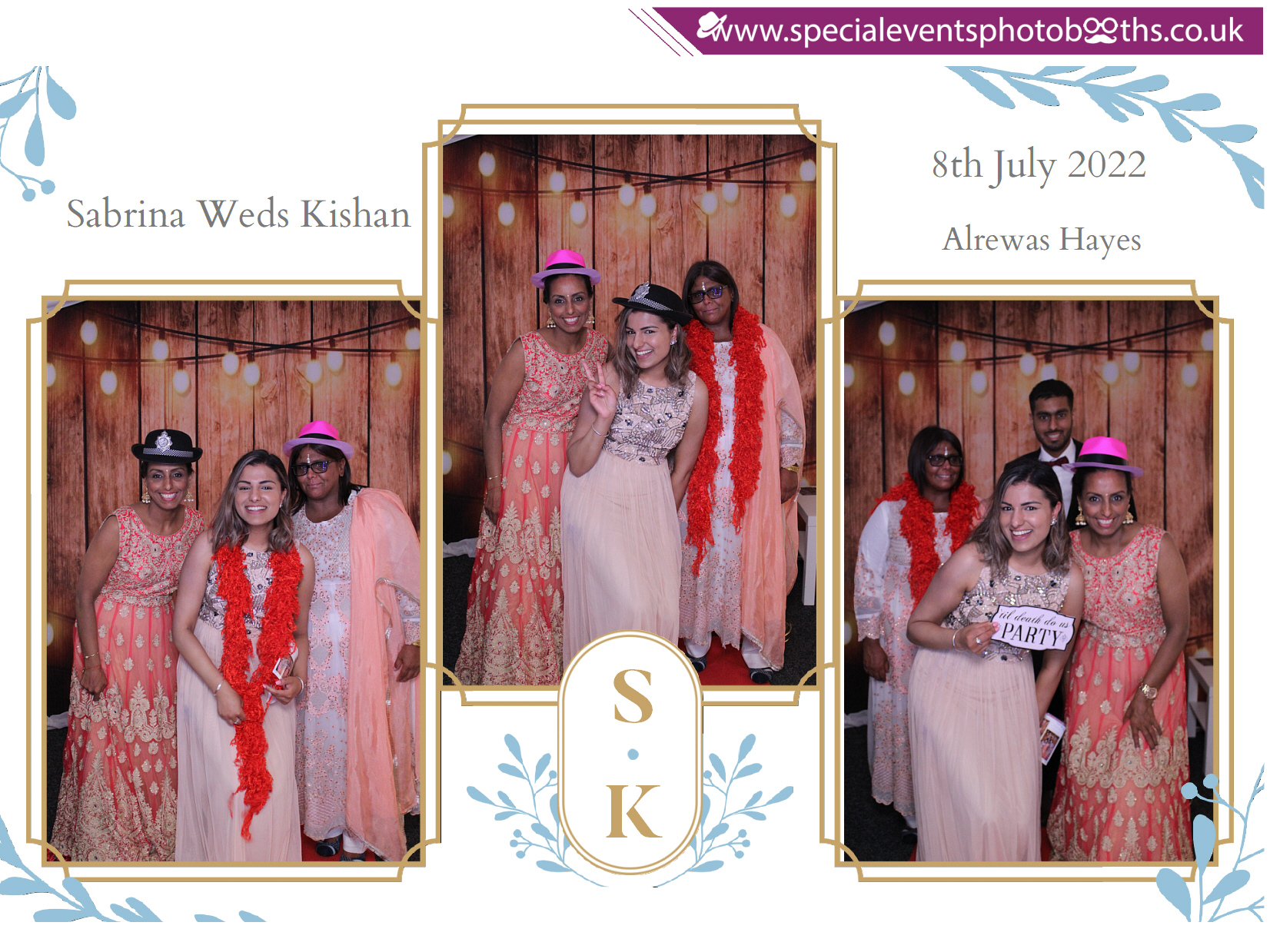 Sabrina Weds Kishan | View more photos from the event at my.specialeventsphotobooths.co.uk/u/SpecialEventsPhotoBooths/Sabrina-Weds-Kishan