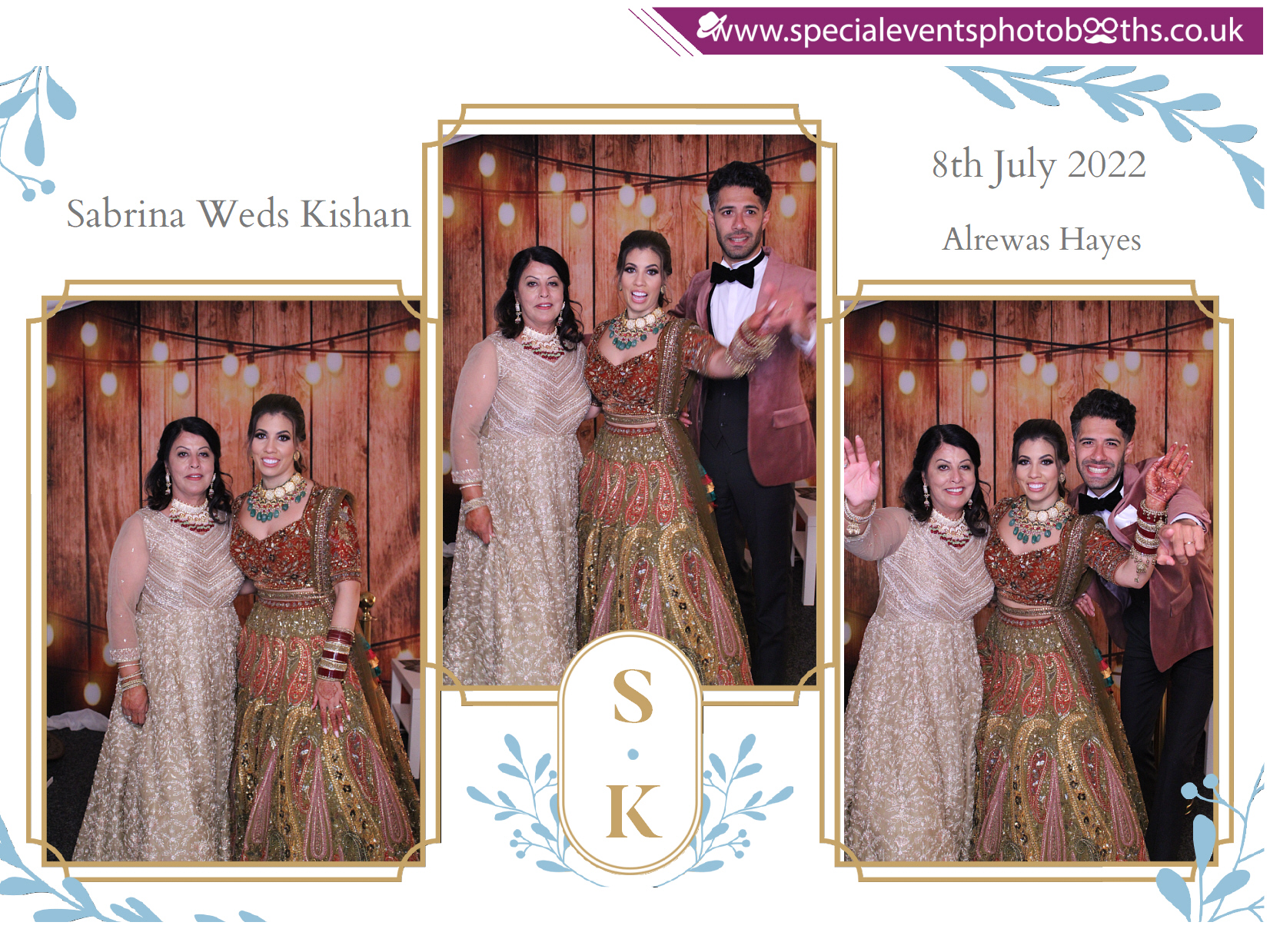 Sabrina Weds Kishan | View more photos from the event at my.specialeventsphotobooths.co.uk/u/SpecialEventsPhotoBooths/Sabrina-Weds-Kishan