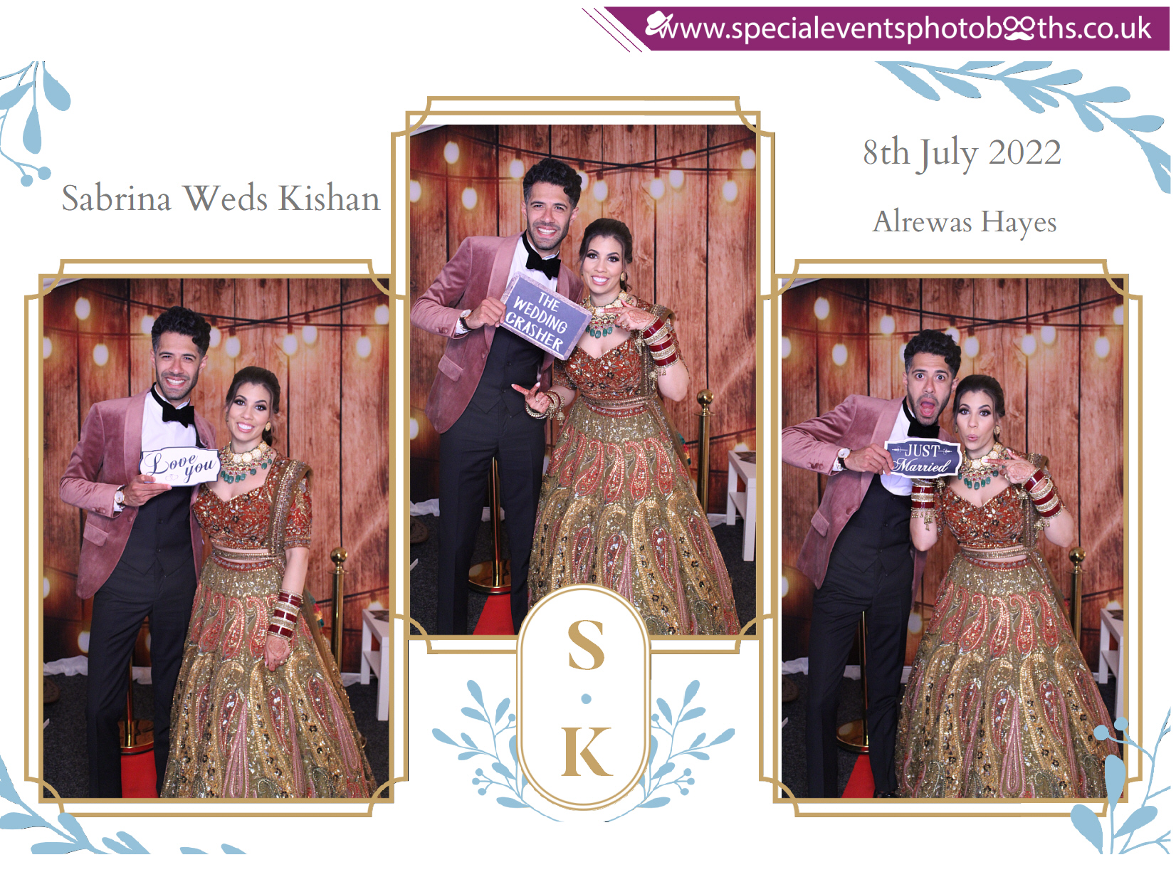 Sabrina Weds Kishan | View more photos from the event at my.specialeventsphotobooths.co.uk/u/SpecialEventsPhotoBooths/Sabrina-Weds-Kishan