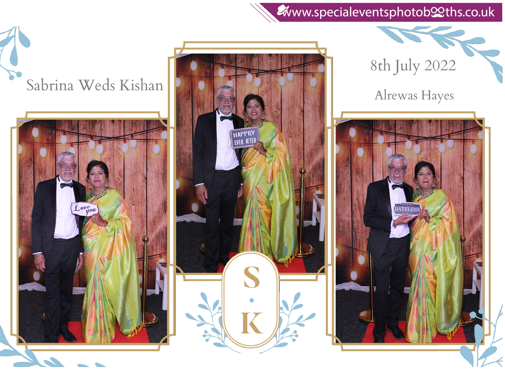 Sabrina Weds Kishan | View more photos from the event at my.specialeventsphotobooths.co.uk/u/SpecialEventsPhotoBooths/Sabrina-Weds-Kishan