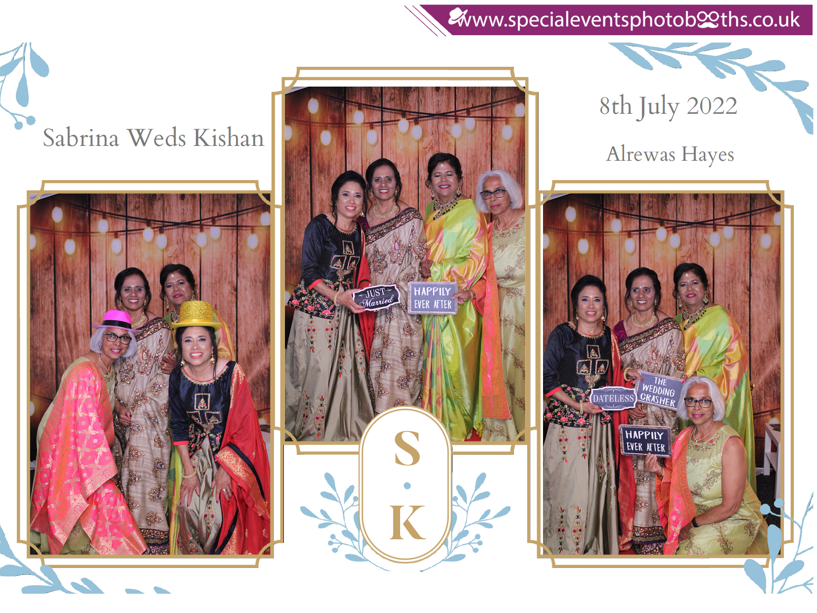 Sabrina Weds Kishan | View more photos from the event at my.specialeventsphotobooths.co.uk/u/SpecialEventsPhotoBooths/Sabrina-Weds-Kishan