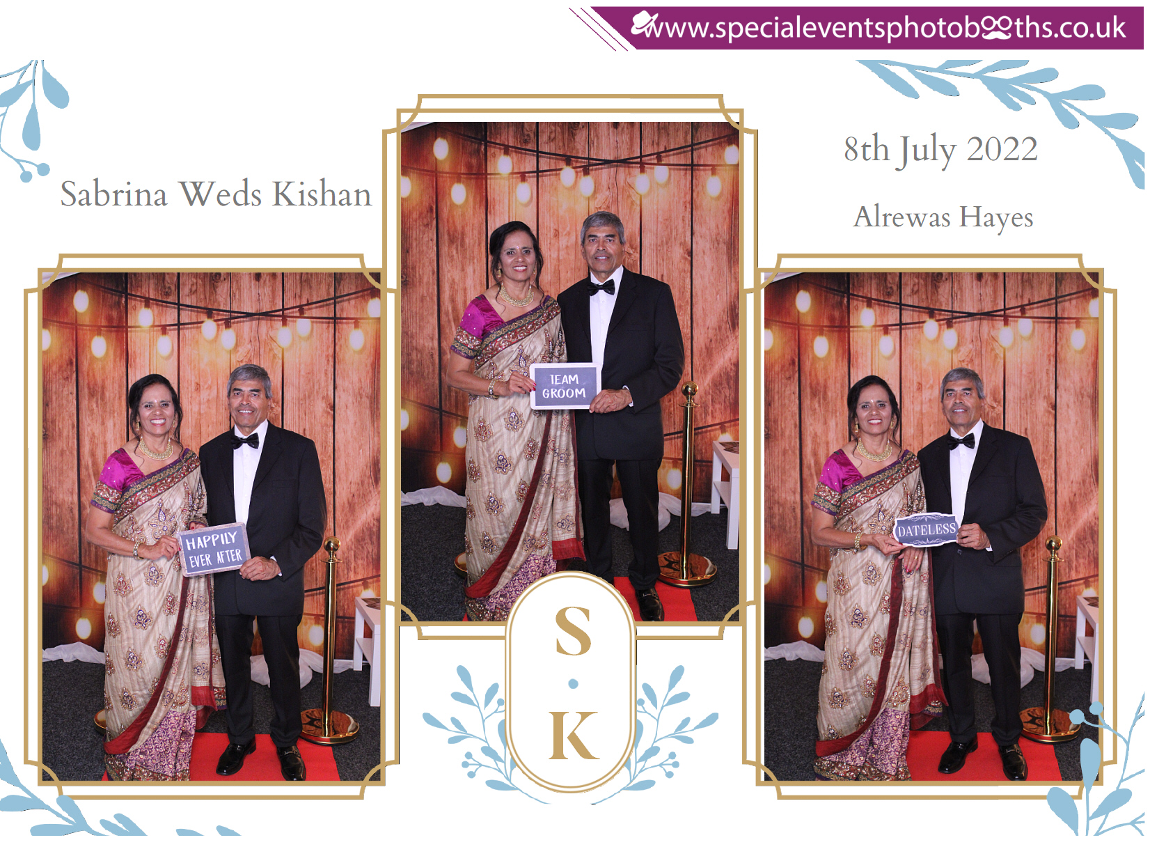 Sabrina Weds Kishan | View more photos from the event at my.specialeventsphotobooths.co.uk/u/SpecialEventsPhotoBooths/Sabrina-Weds-Kishan