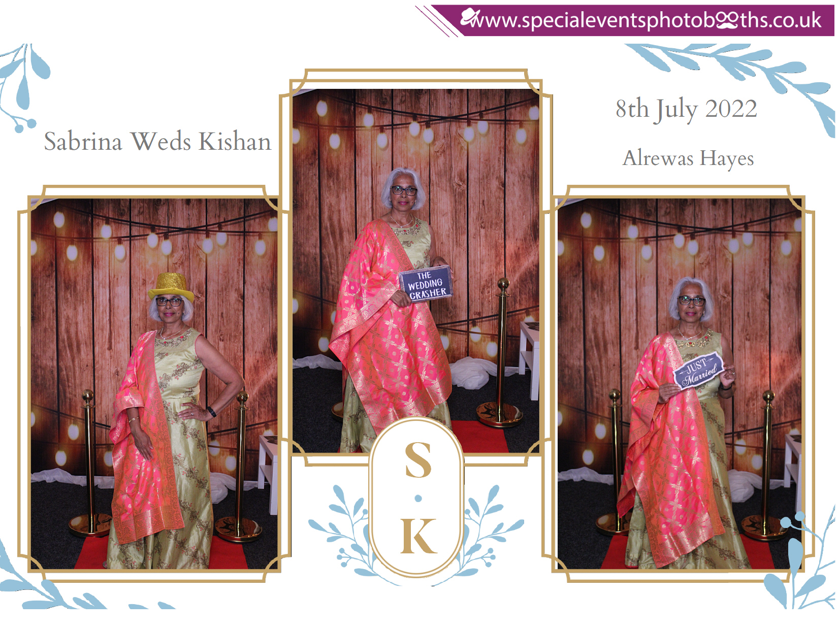 Sabrina Weds Kishan | View more photos from the event at my.specialeventsphotobooths.co.uk/u/SpecialEventsPhotoBooths/Sabrina-Weds-Kishan