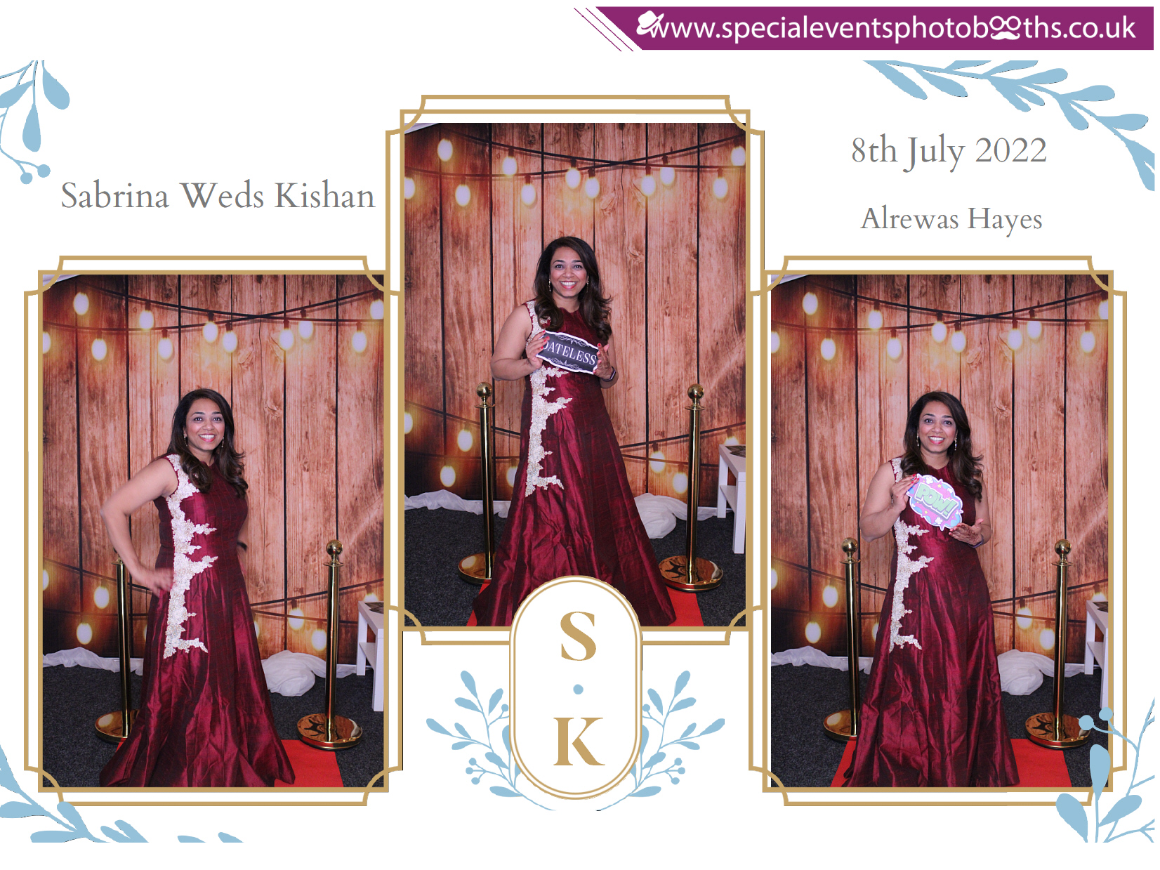 Sabrina Weds Kishan | View more photos from the event at my.specialeventsphotobooths.co.uk/u/SpecialEventsPhotoBooths/Sabrina-Weds-Kishan