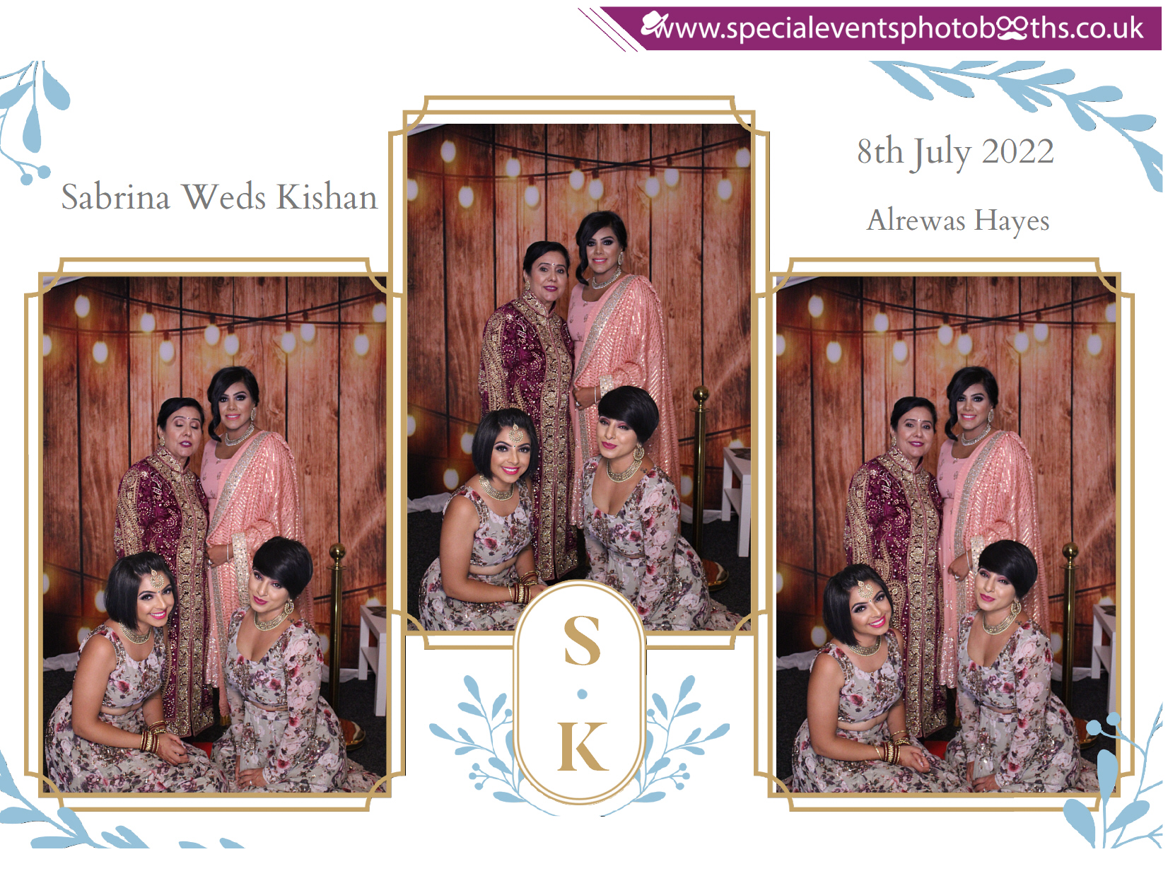 Sabrina Weds Kishan | View more photos from the event at my.specialeventsphotobooths.co.uk/u/SpecialEventsPhotoBooths/Sabrina-Weds-Kishan