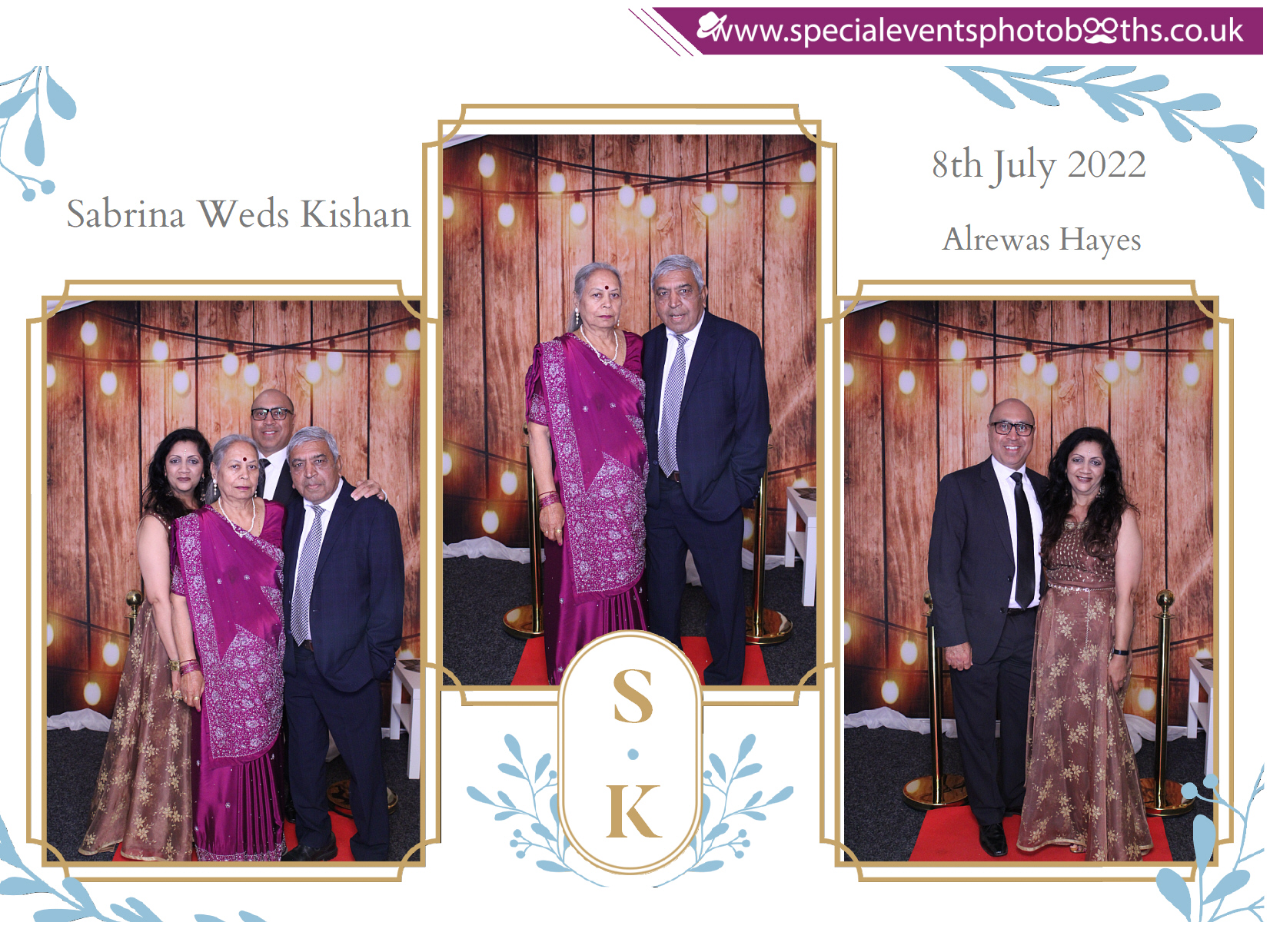 Sabrina Weds Kishan | View more photos from the event at my.specialeventsphotobooths.co.uk/u/SpecialEventsPhotoBooths/Sabrina-Weds-Kishan