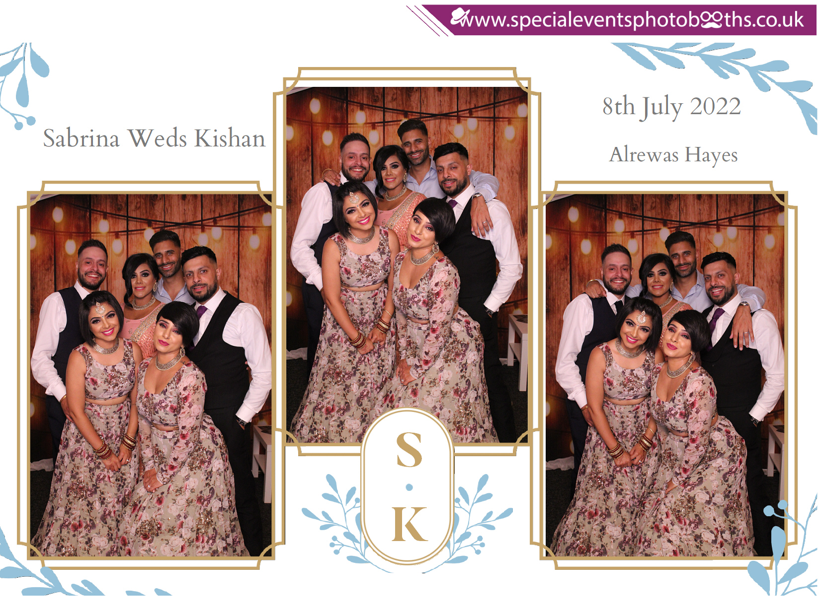 Sabrina Weds Kishan | View more photos from the event at my.specialeventsphotobooths.co.uk/u/SpecialEventsPhotoBooths/Sabrina-Weds-Kishan