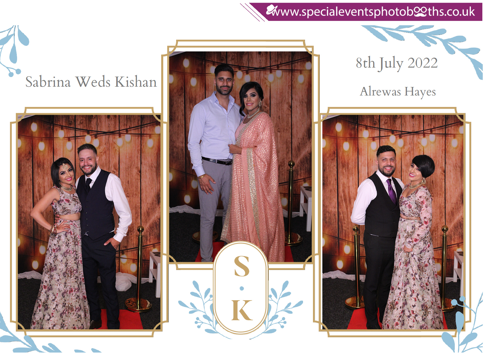 Sabrina Weds Kishan | View more photos from the event at my.specialeventsphotobooths.co.uk/u/SpecialEventsPhotoBooths/Sabrina-Weds-Kishan