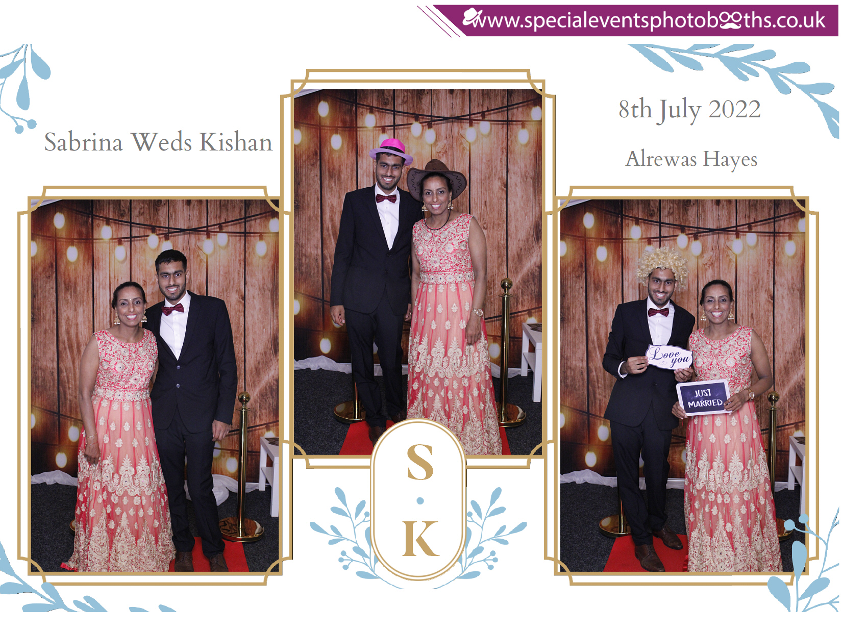 Sabrina Weds Kishan | View more photos from the event at my.specialeventsphotobooths.co.uk/u/SpecialEventsPhotoBooths/Sabrina-Weds-Kishan