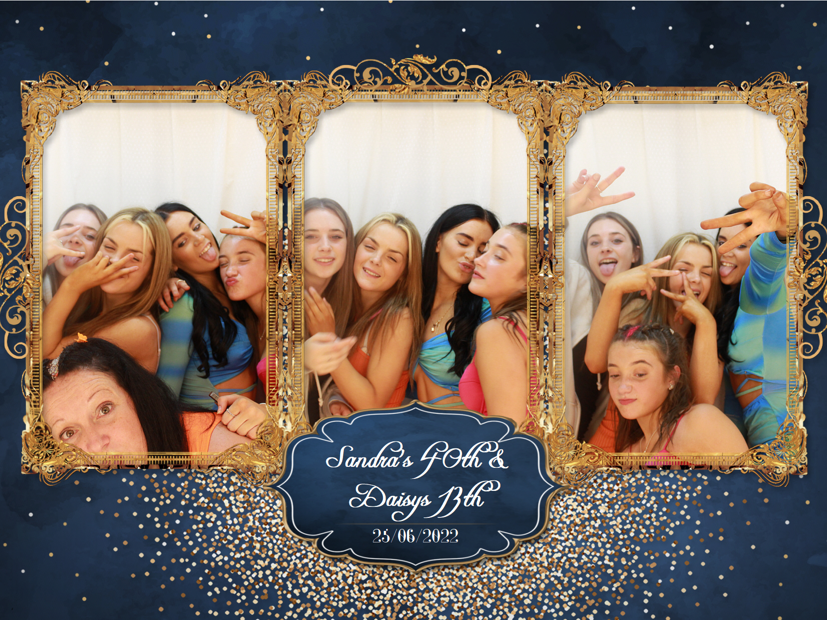 Sandra's 40th & Daisy's 13th | View more photos from the event at my.specialeventsphotobooths.co.uk/u/SpecialEventsPhotoBooths/Sandras-40th-Daisys-13th