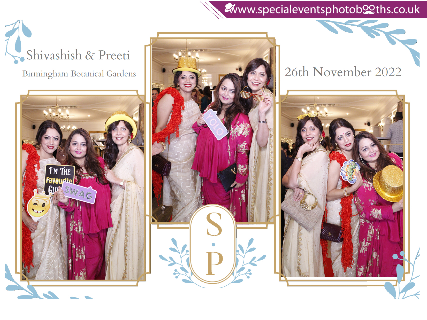 Shivashish & Preeti 25th Anniversary | View more photos from the event at my.specialeventsphotobooths.co.uk/u/SpecialEventsPhotoBooths/Shivashish-Preeti-25th-Anniversary