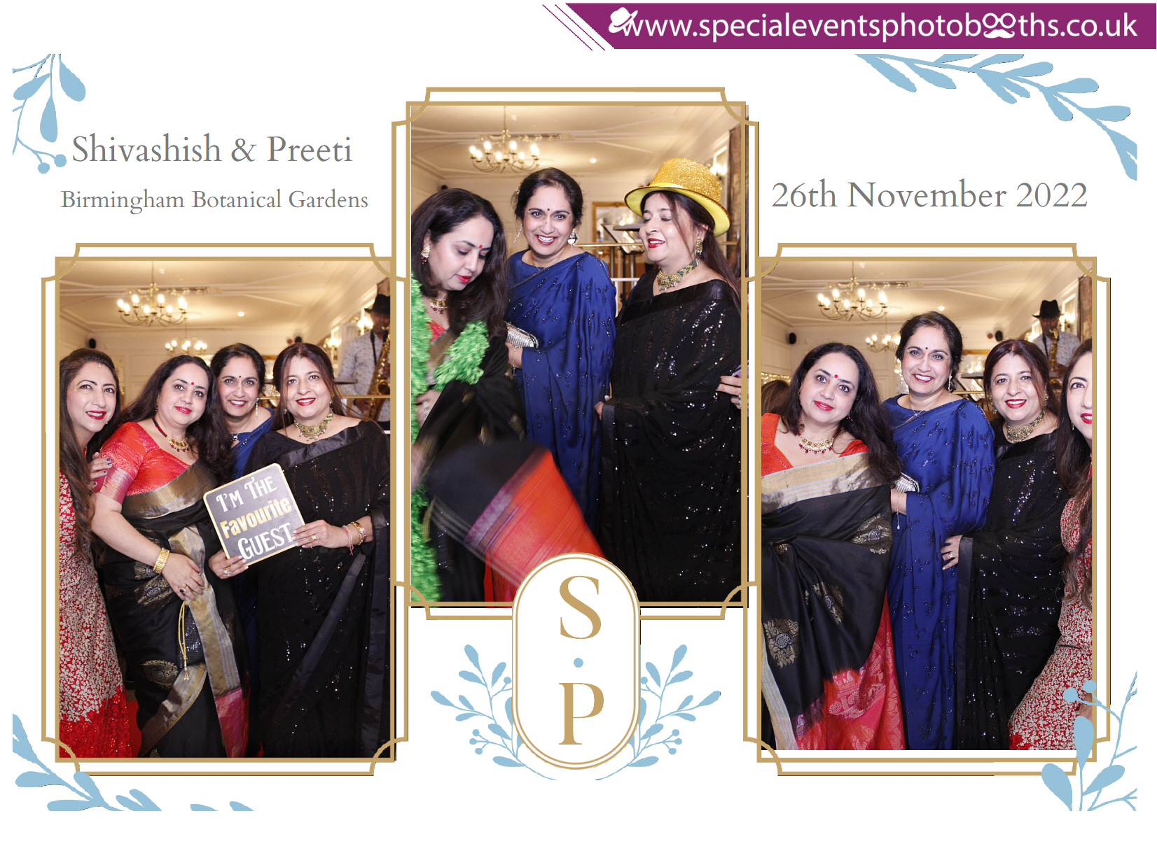 Shivashish & Preeti 25th Anniversary | View more photos from the event at my.specialeventsphotobooths.co.uk/u/SpecialEventsPhotoBooths/Shivashish-Preeti-25th-Anniversary