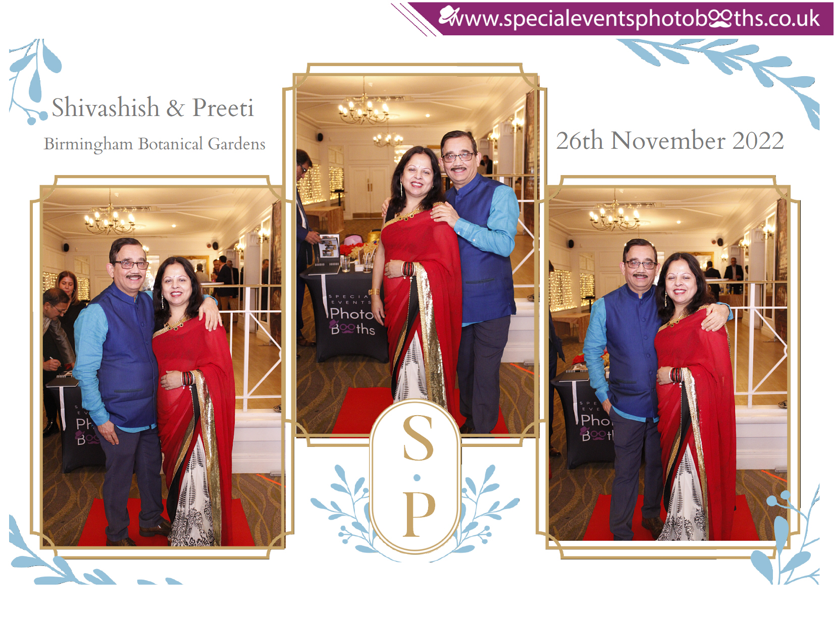 Shivashish & Preeti 25th Anniversary | View more photos from the event at my.specialeventsphotobooths.co.uk/u/SpecialEventsPhotoBooths/Shivashish-Preeti-25th-Anniversary