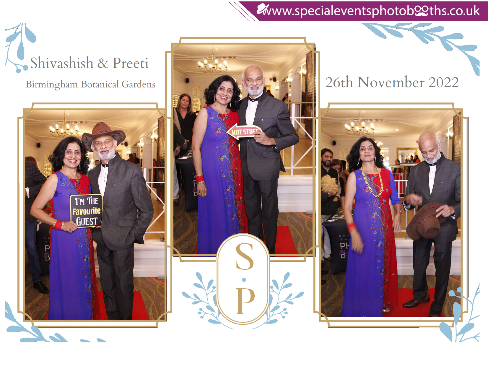 Shivashish & Preeti 25th Anniversary | View more photos from the event at my.specialeventsphotobooths.co.uk/u/SpecialEventsPhotoBooths/Shivashish-Preeti-25th-Anniversary