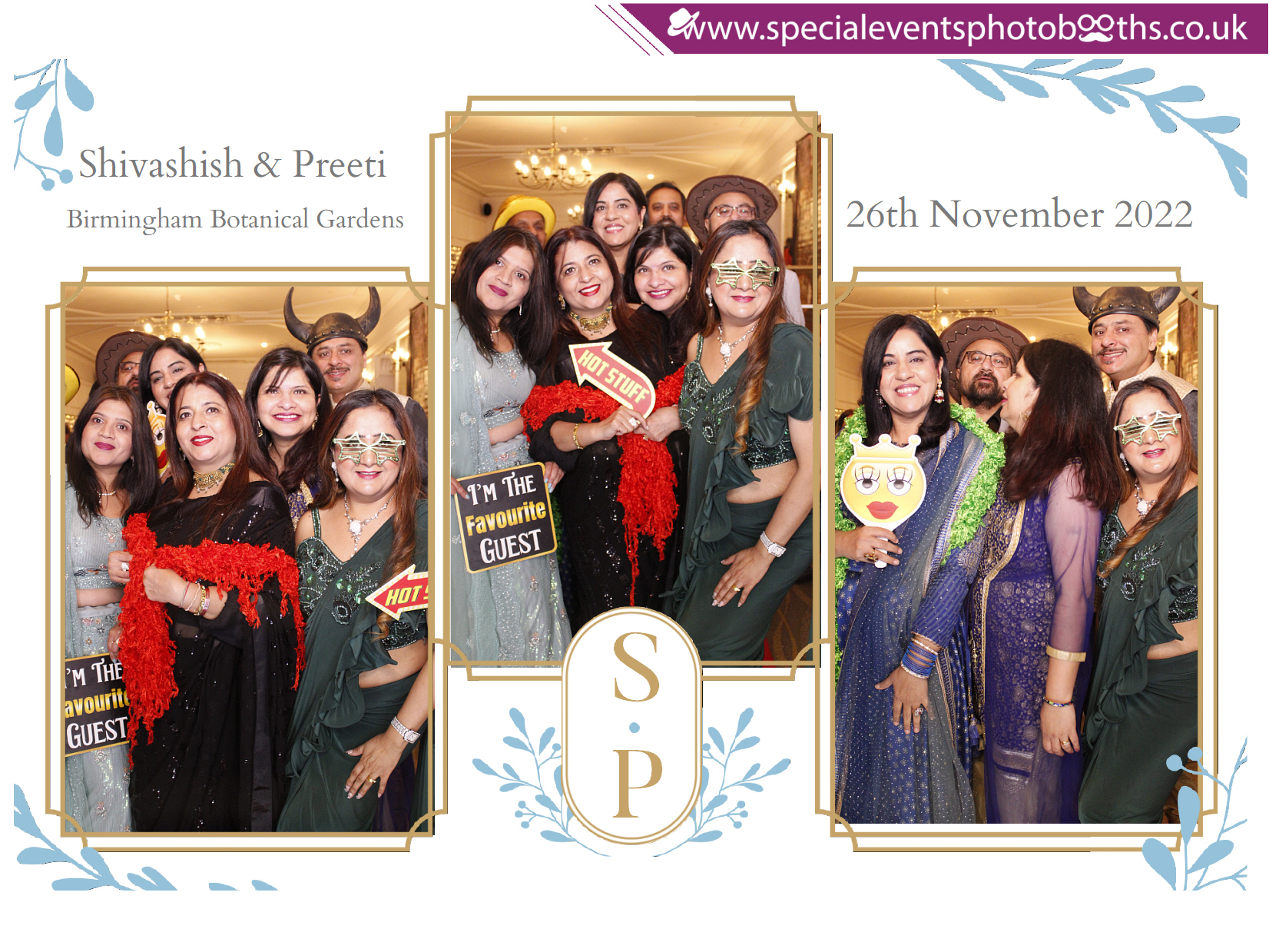Shivashish & Preeti 25th Anniversary | View more photos from the event at my.specialeventsphotobooths.co.uk/u/SpecialEventsPhotoBooths/Shivashish-Preeti-25th-Anniversary