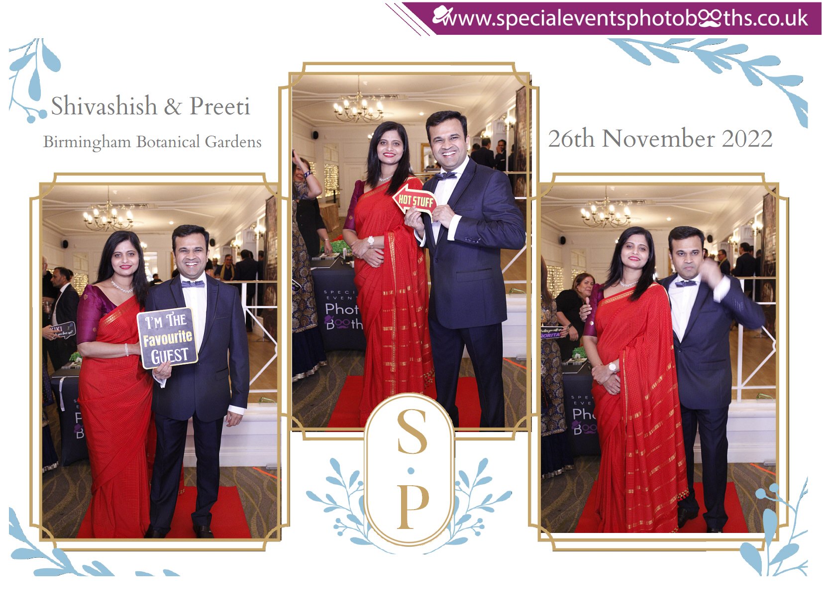 Shivashish & Preeti 25th Anniversary | View more photos from the event at my.specialeventsphotobooths.co.uk/u/SpecialEventsPhotoBooths/Shivashish-Preeti-25th-Anniversary