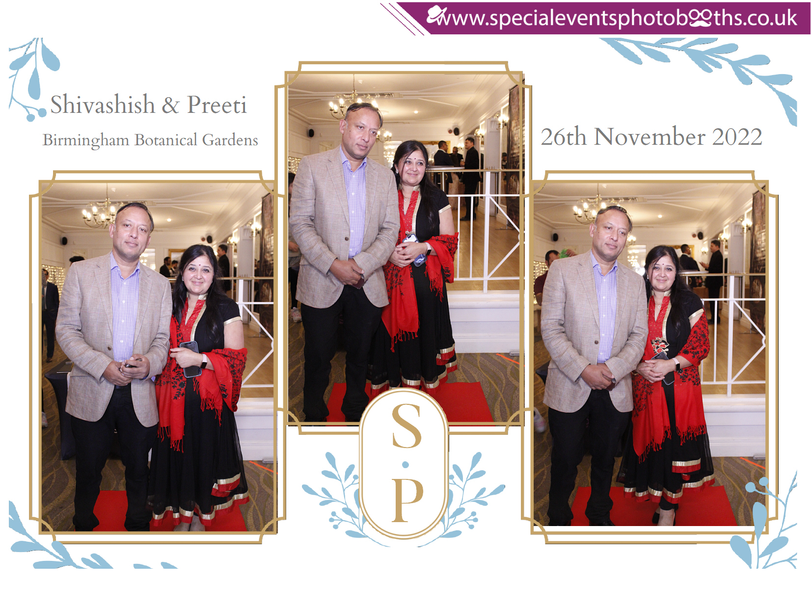 Shivashish & Preeti 25th Anniversary | View more photos from the event at my.specialeventsphotobooths.co.uk/u/SpecialEventsPhotoBooths/Shivashish-Preeti-25th-Anniversary