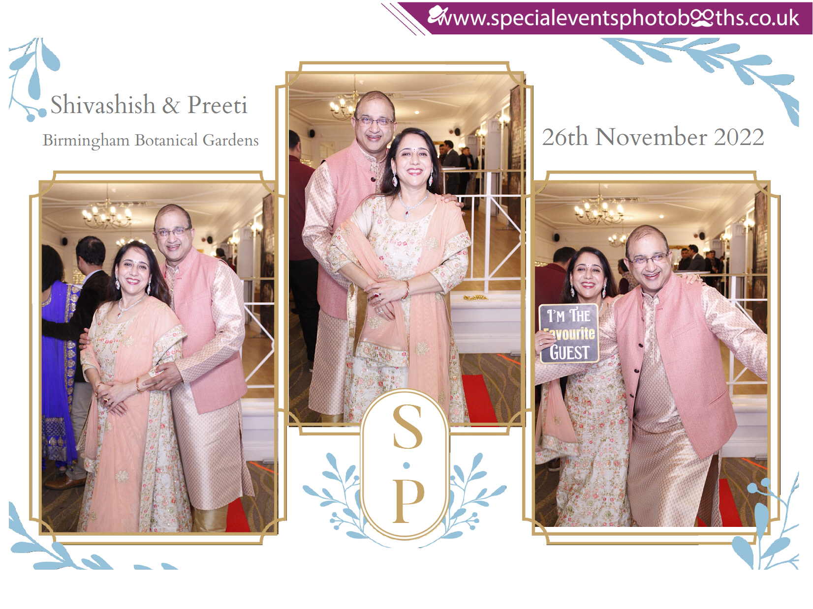 Shivashish & Preeti 25th Anniversary | View more photos from the event at my.specialeventsphotobooths.co.uk/u/SpecialEventsPhotoBooths/Shivashish-Preeti-25th-Anniversary
