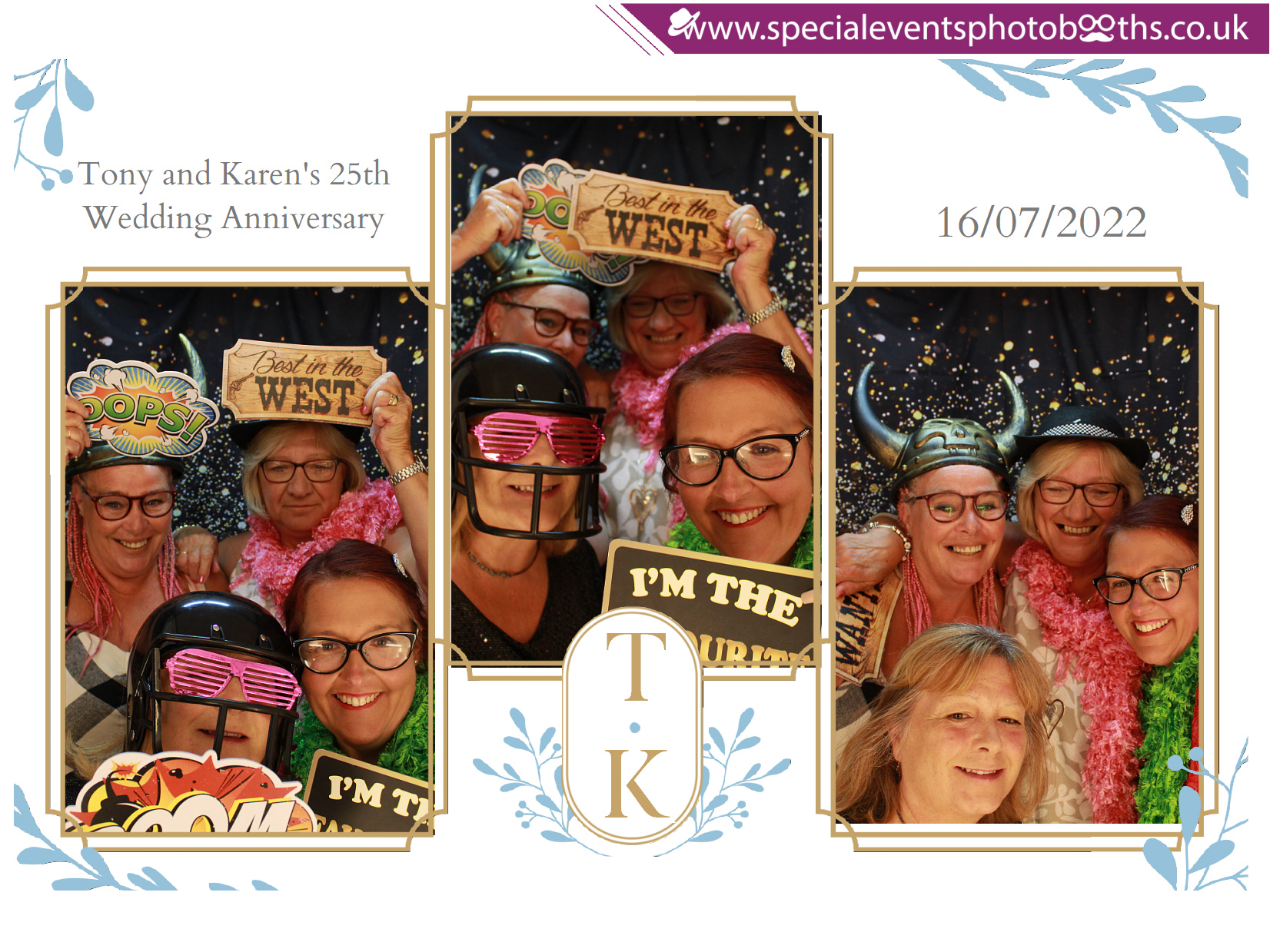 Tony and Karen's 25th Wedding Anniversary | View more photos from the event at my.specialeventsphotobooths.co.uk/u/SpecialEventsPhotoBooths/Tony-and-Karens-25th-Wedding-Anniversary