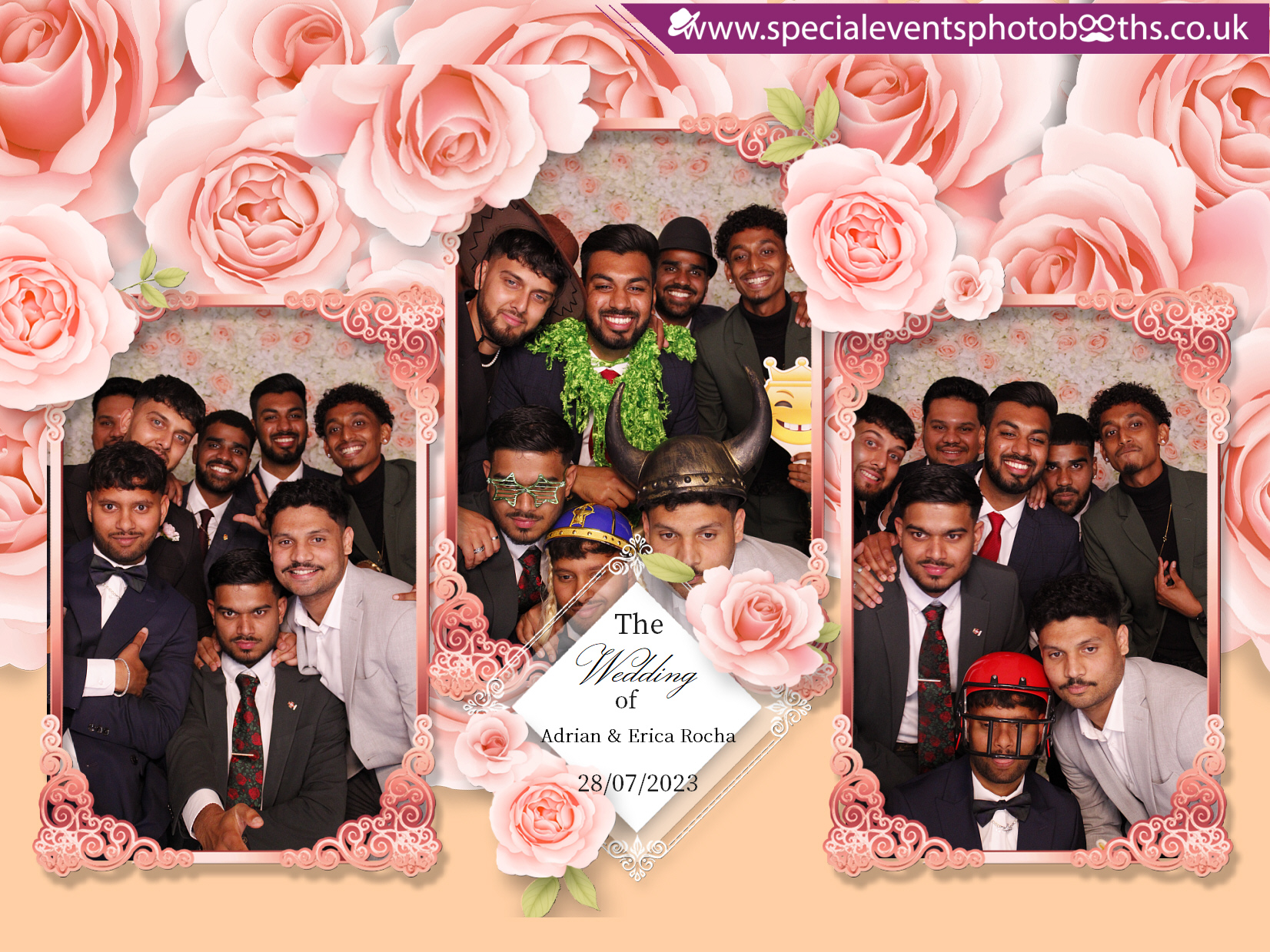 Adrian & Erica's Wedding | View more photos from the event at my.specialeventsphotobooths.co.uk/u/SpecialEventsPhotoBooths/Adrian-Ericas-Wedding