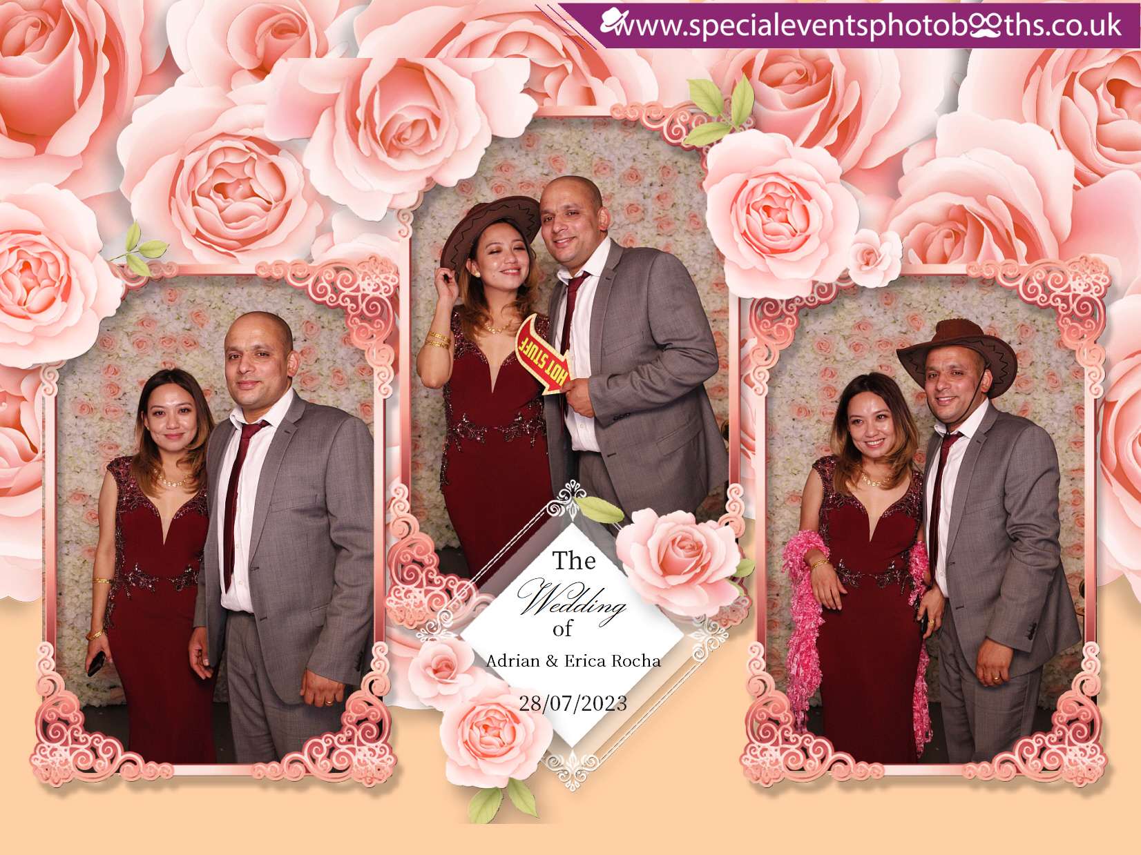 Adrian & Erica's Wedding | View more photos from the event at my.specialeventsphotobooths.co.uk/u/SpecialEventsPhotoBooths/Adrian-Ericas-Wedding