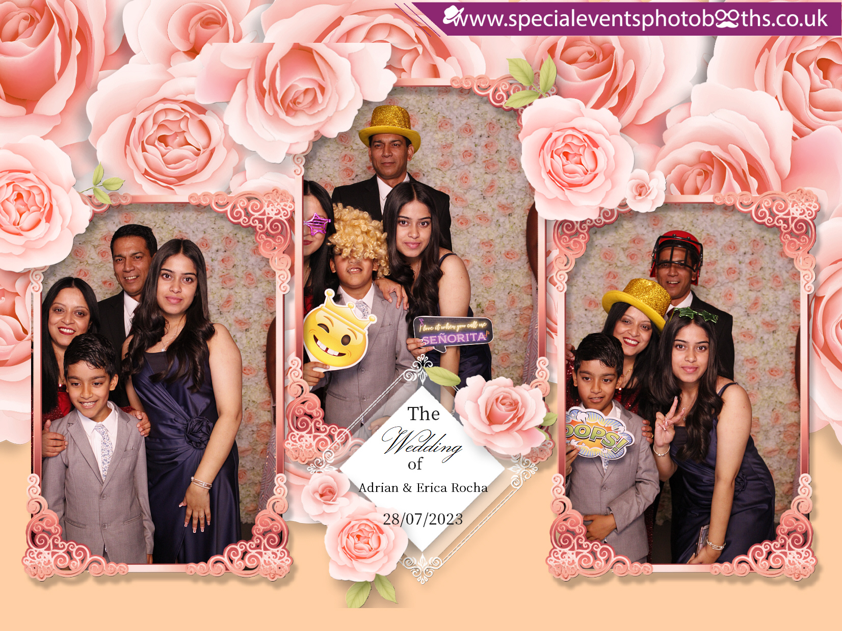 Adrian & Erica's Wedding | View more photos from the event at my.specialeventsphotobooths.co.uk/u/SpecialEventsPhotoBooths/Adrian-Ericas-Wedding