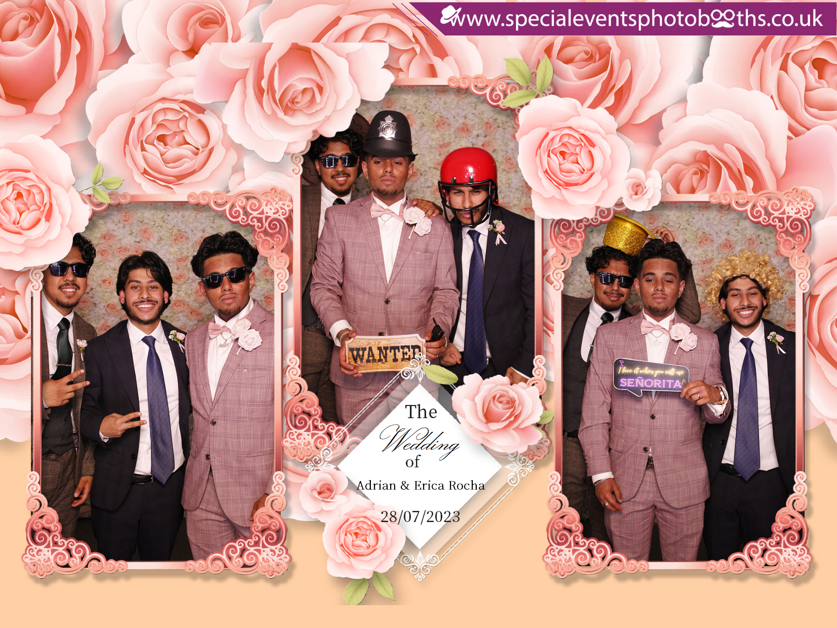 Adrian & Erica's Wedding | View more photos from the event at my.specialeventsphotobooths.co.uk/u/SpecialEventsPhotoBooths/Adrian-Ericas-Wedding