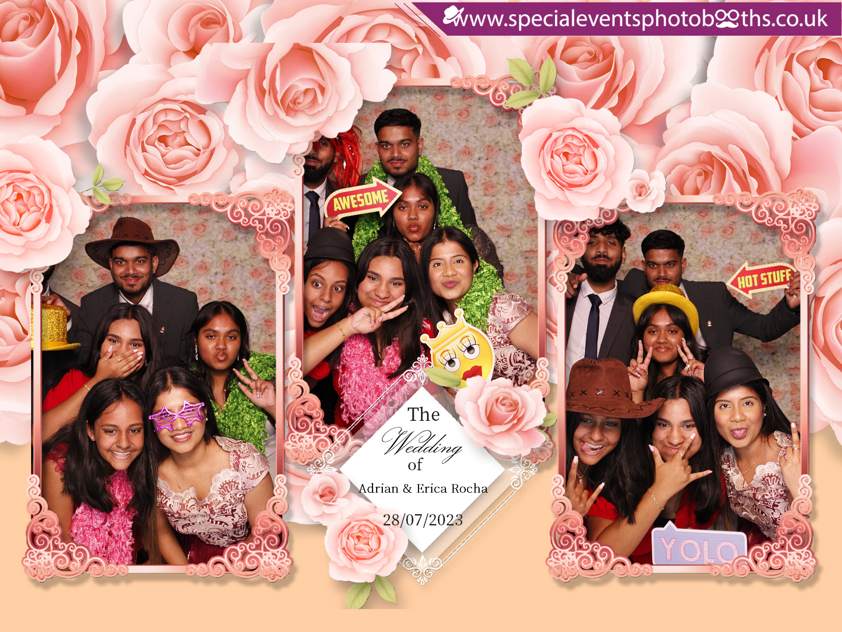 Adrian & Erica's Wedding | View more photos from the event at my.specialeventsphotobooths.co.uk/u/SpecialEventsPhotoBooths/Adrian-Ericas-Wedding