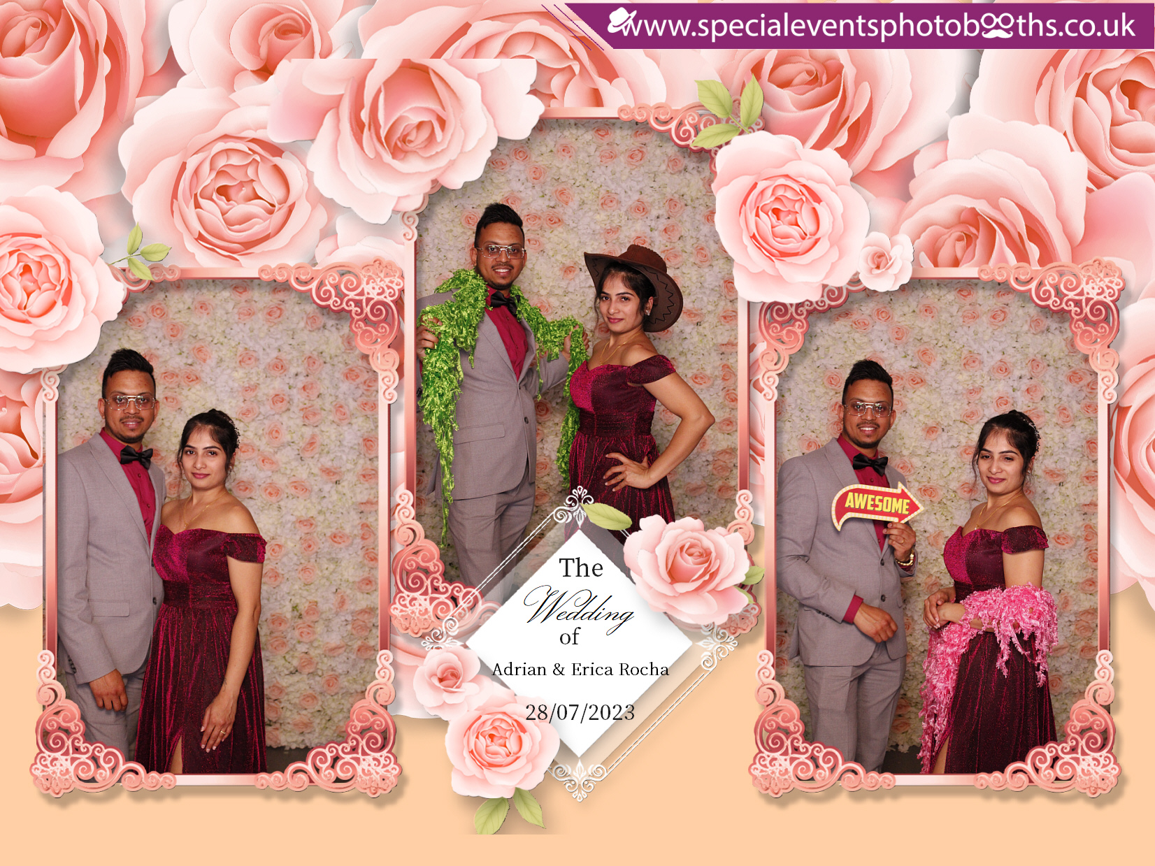 Adrian & Erica's Wedding | View more photos from the event at my.specialeventsphotobooths.co.uk/u/SpecialEventsPhotoBooths/Adrian-Ericas-Wedding