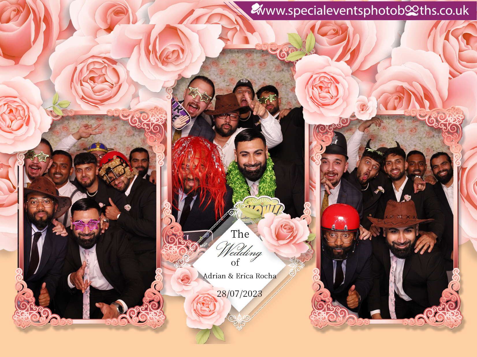 Adrian & Erica's Wedding | View more photos from the event at my.specialeventsphotobooths.co.uk/u/SpecialEventsPhotoBooths/Adrian-Ericas-Wedding