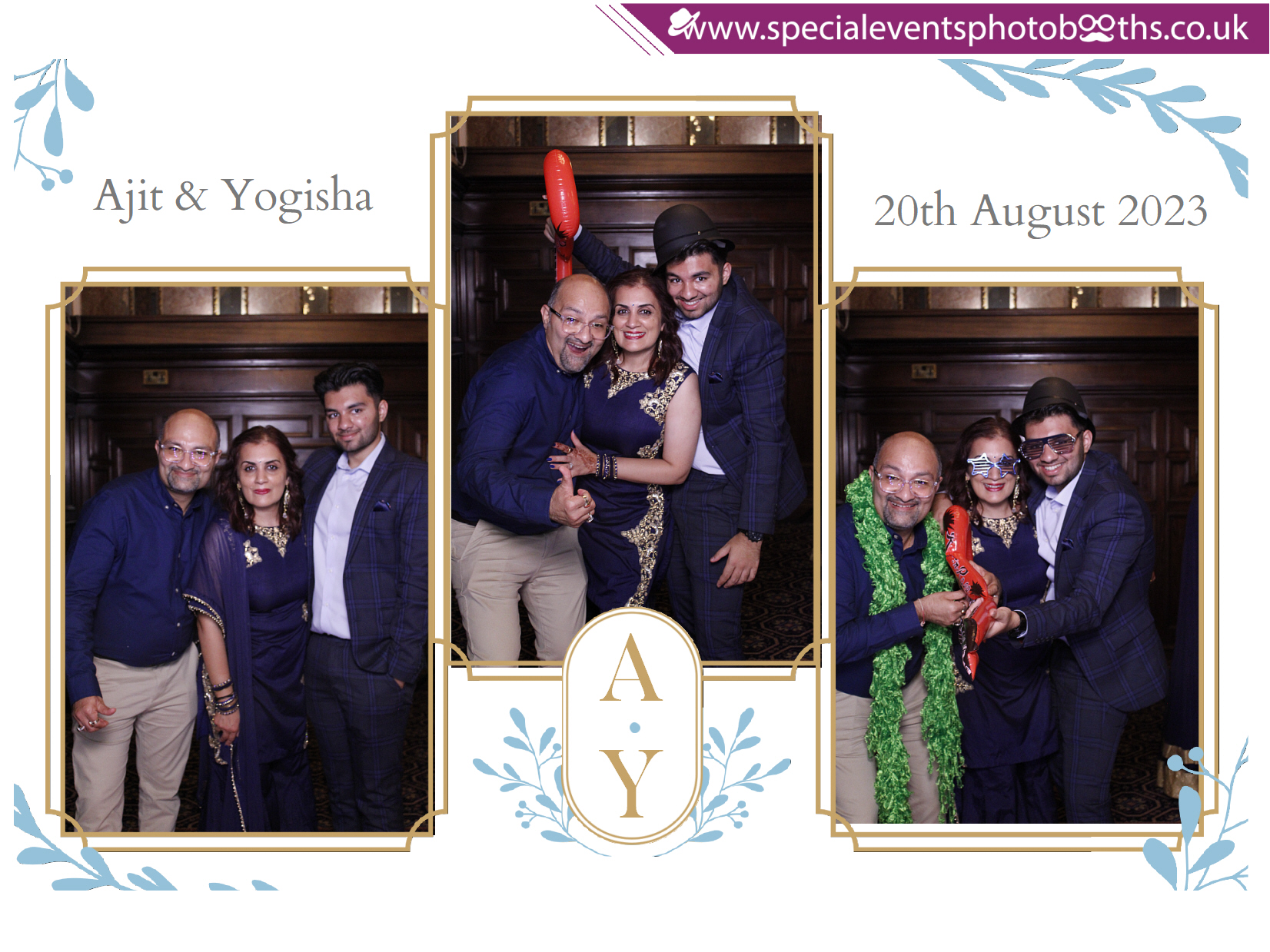 Ajit & Yogisha's Wedding  Reception | View more photos from the event at my.specialeventsphotobooths.co.uk/u/SpecialEventsPhotoBooths/Ajit-Yogishas-Wedding-Reception