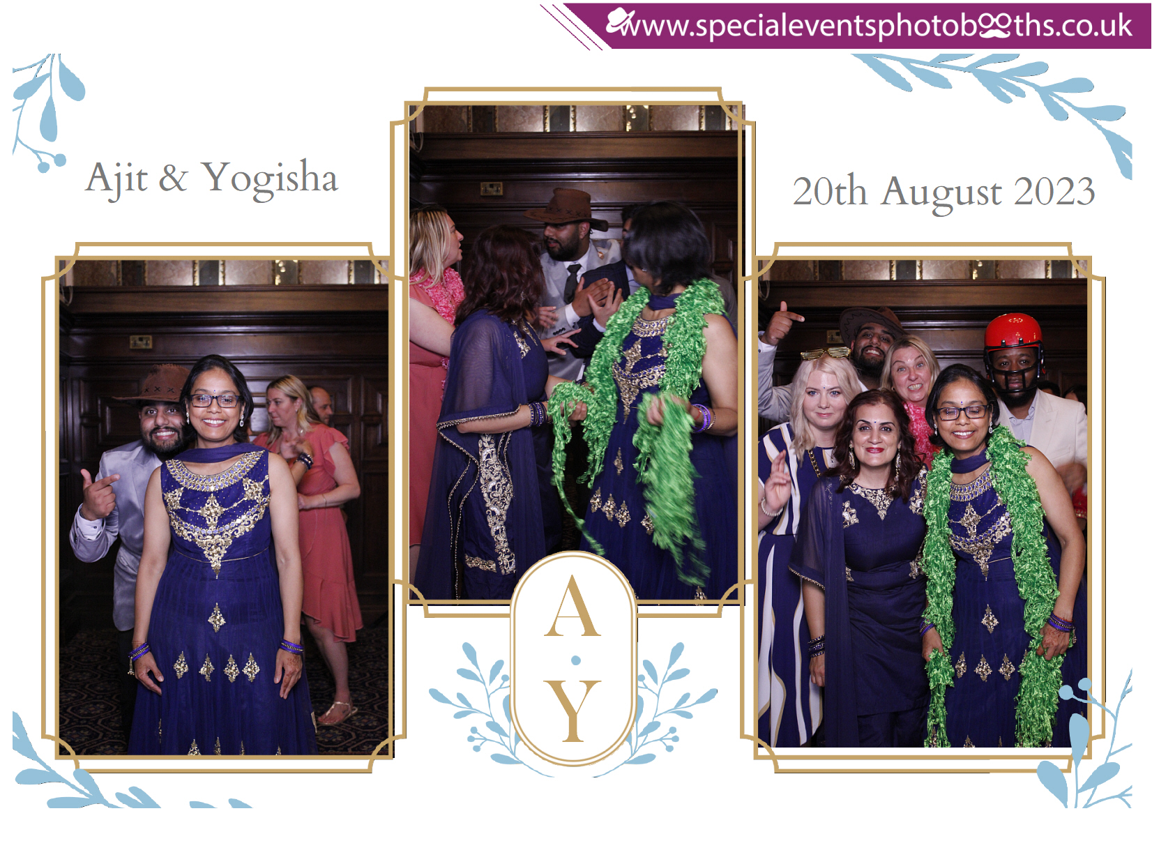 Ajit & Yogisha's Wedding  Reception | View more photos from the event at my.specialeventsphotobooths.co.uk/u/SpecialEventsPhotoBooths/Ajit-Yogishas-Wedding-Reception