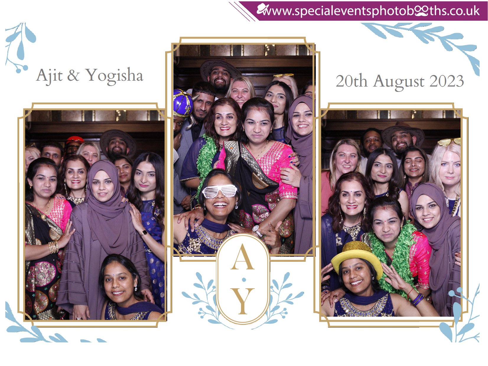 Ajit & Yogisha's Wedding  Reception | View more photos from the event at my.specialeventsphotobooths.co.uk/u/SpecialEventsPhotoBooths/Ajit-Yogishas-Wedding-Reception