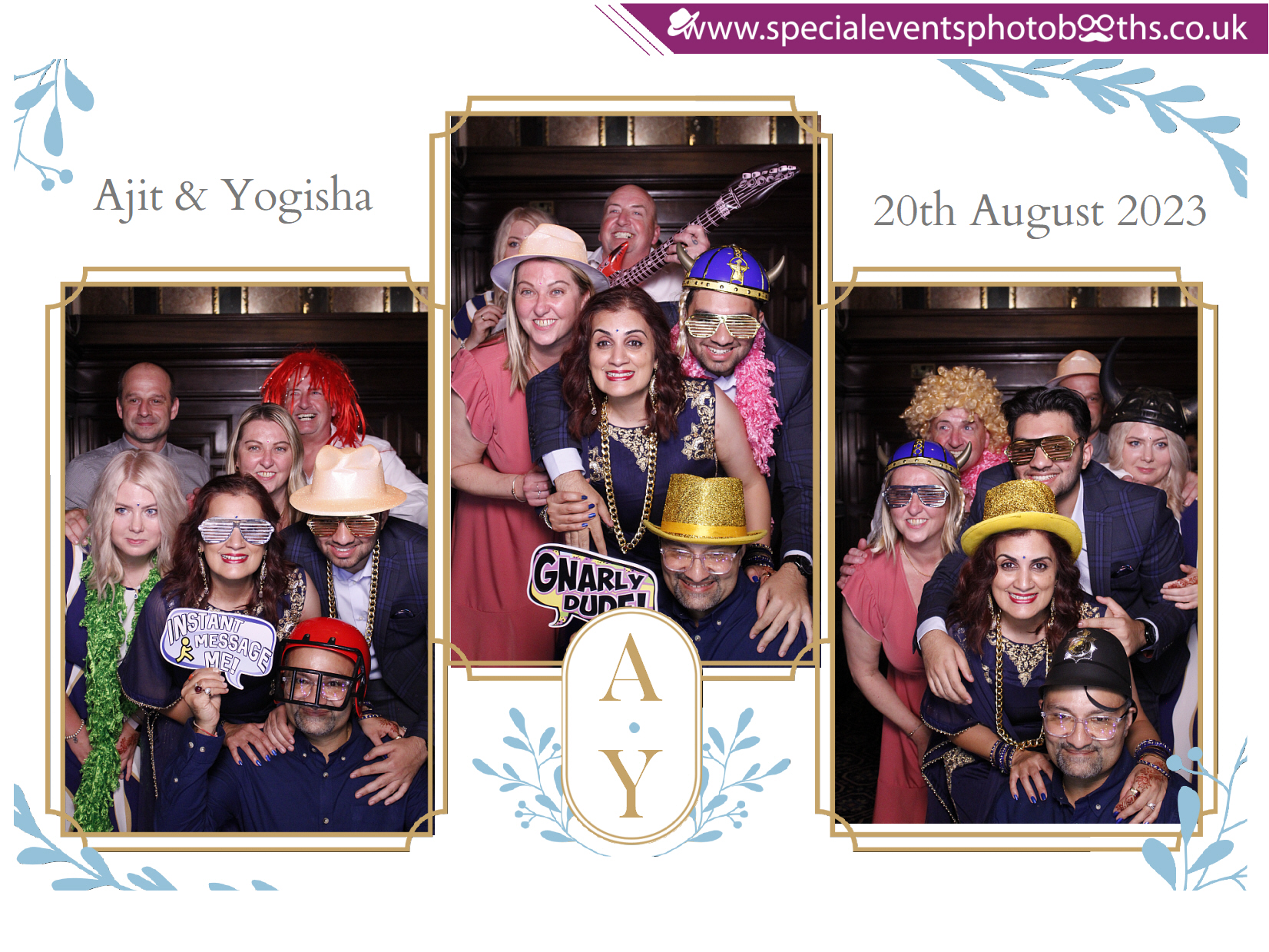 Ajit & Yogisha's Wedding  Reception | View more photos from the event at my.specialeventsphotobooths.co.uk/u/SpecialEventsPhotoBooths/Ajit-Yogishas-Wedding-Reception