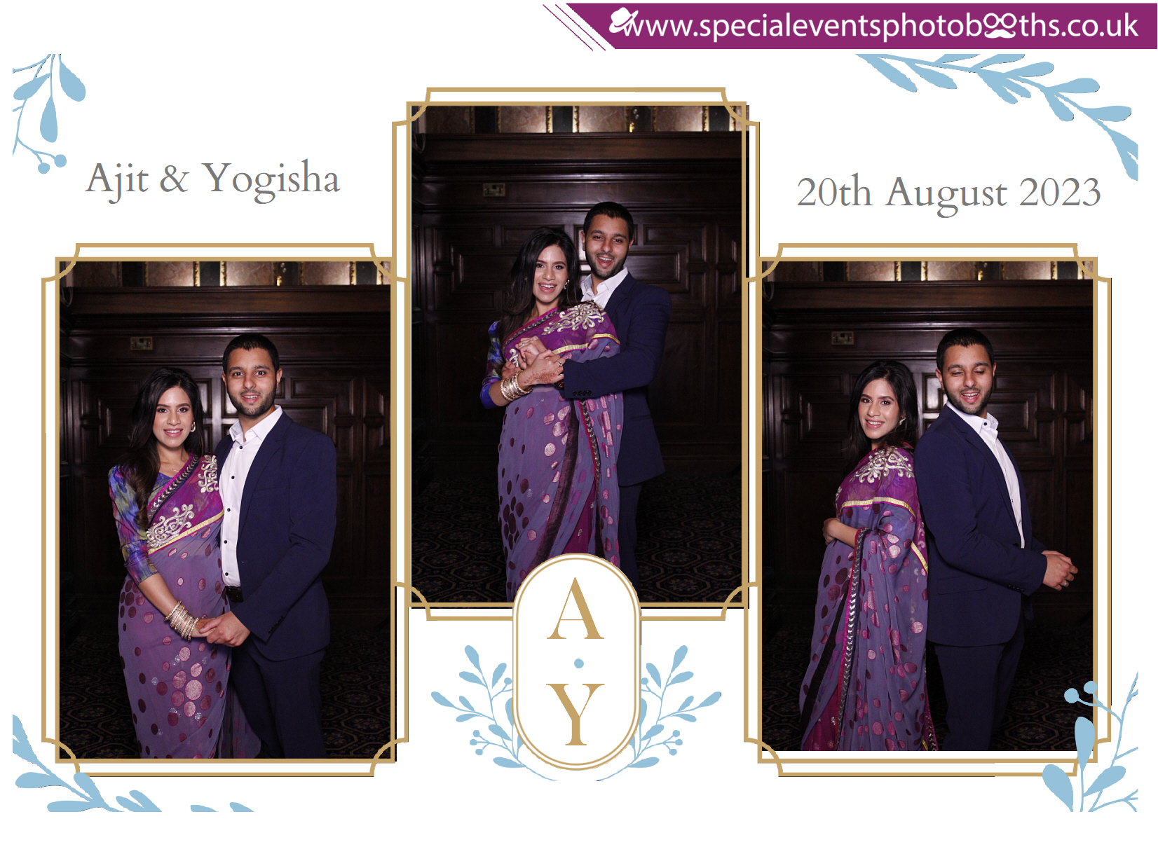 Ajit & Yogisha's Wedding  Reception | View more photos from the event at my.specialeventsphotobooths.co.uk/u/SpecialEventsPhotoBooths/Ajit-Yogishas-Wedding-Reception