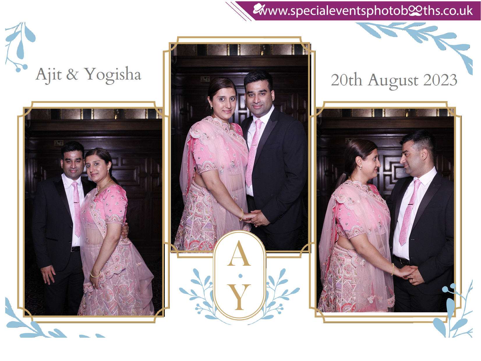 Ajit & Yogisha's Wedding  Reception | View more photos from the event at my.specialeventsphotobooths.co.uk/u/SpecialEventsPhotoBooths/Ajit-Yogishas-Wedding-Reception