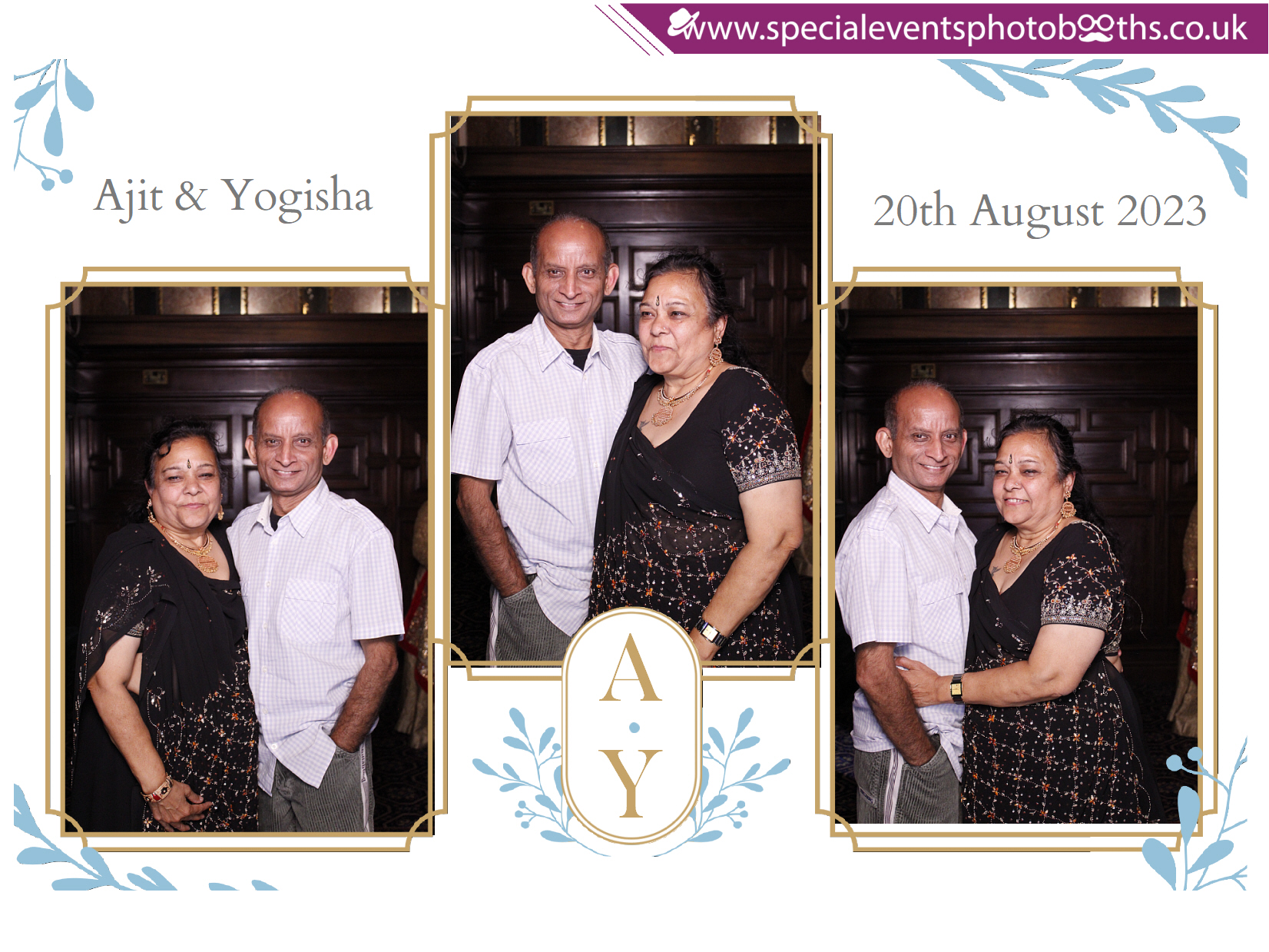 Ajit & Yogisha's Wedding  Reception | View more photos from the event at my.specialeventsphotobooths.co.uk/u/SpecialEventsPhotoBooths/Ajit-Yogishas-Wedding-Reception